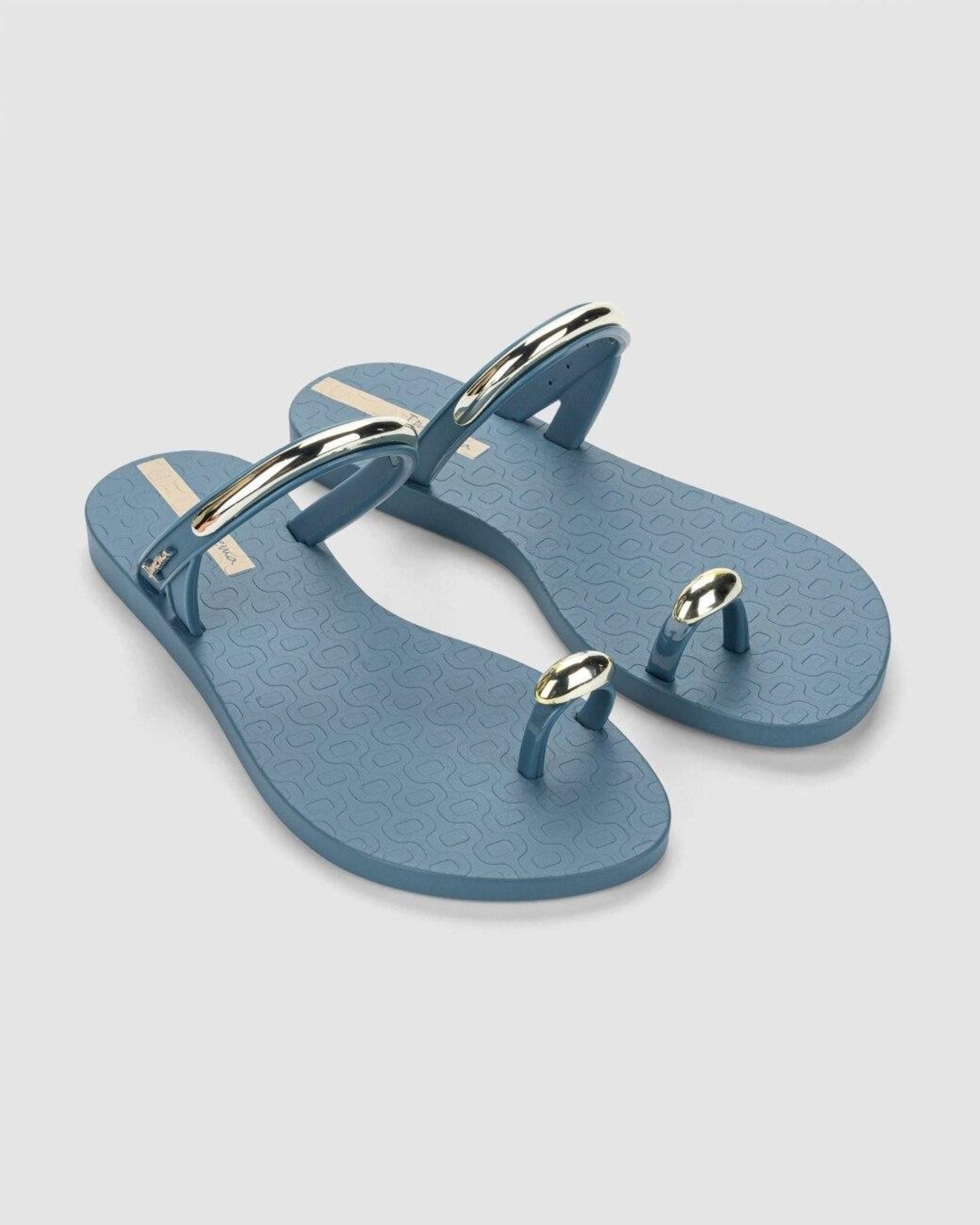 Chinelo Slide Feminino Ipanema Ring Lux Azul