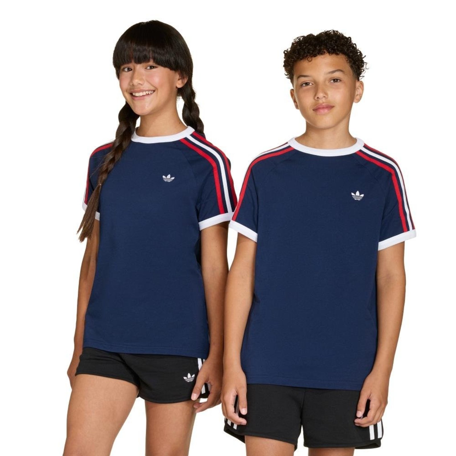 Infantil - CAMISETA TRÊS LISTRAS adidas Originals Azul