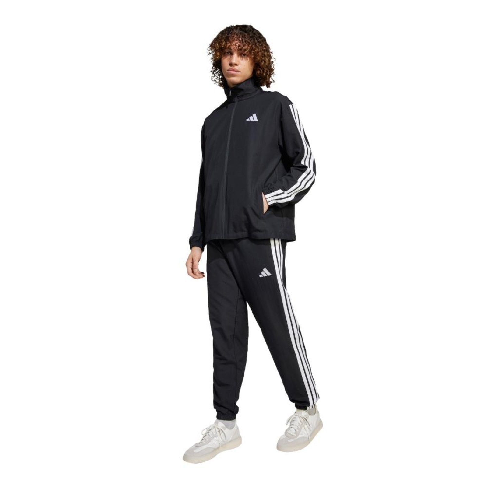 AGASALHO WOVEN TRÊS LISTRAS adidas Sportswear Preto