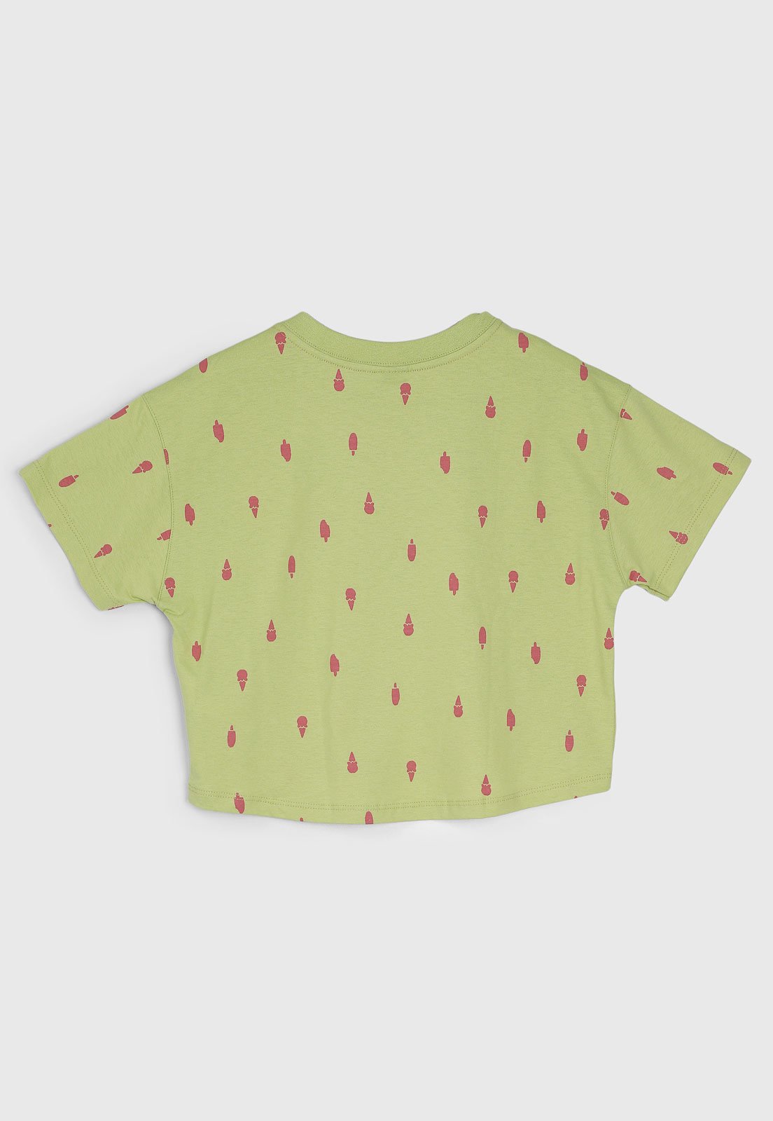 Vista 3 Infantil - Blusa Hering com Pompom Hering Kids verde Hering Kids verde