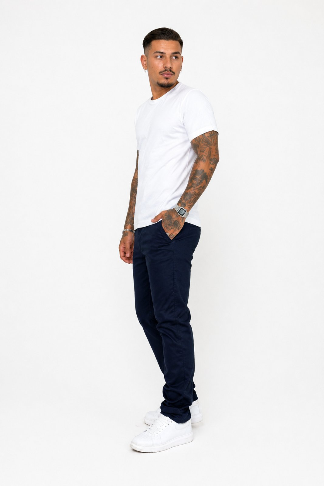 Calça Sarja masculina Premium Sport Marinho