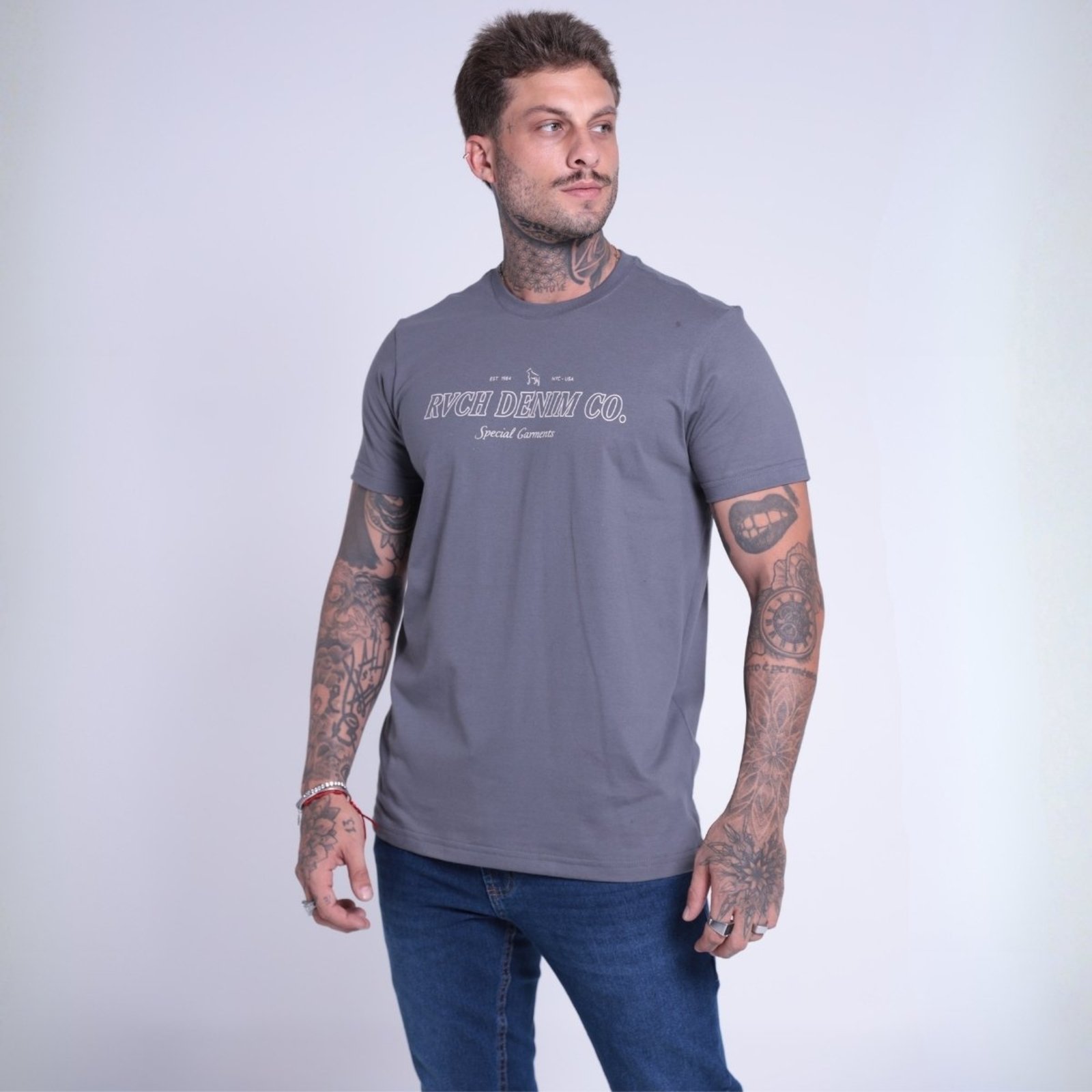 Camiseta Estampada Masculino Revanche Montenegro