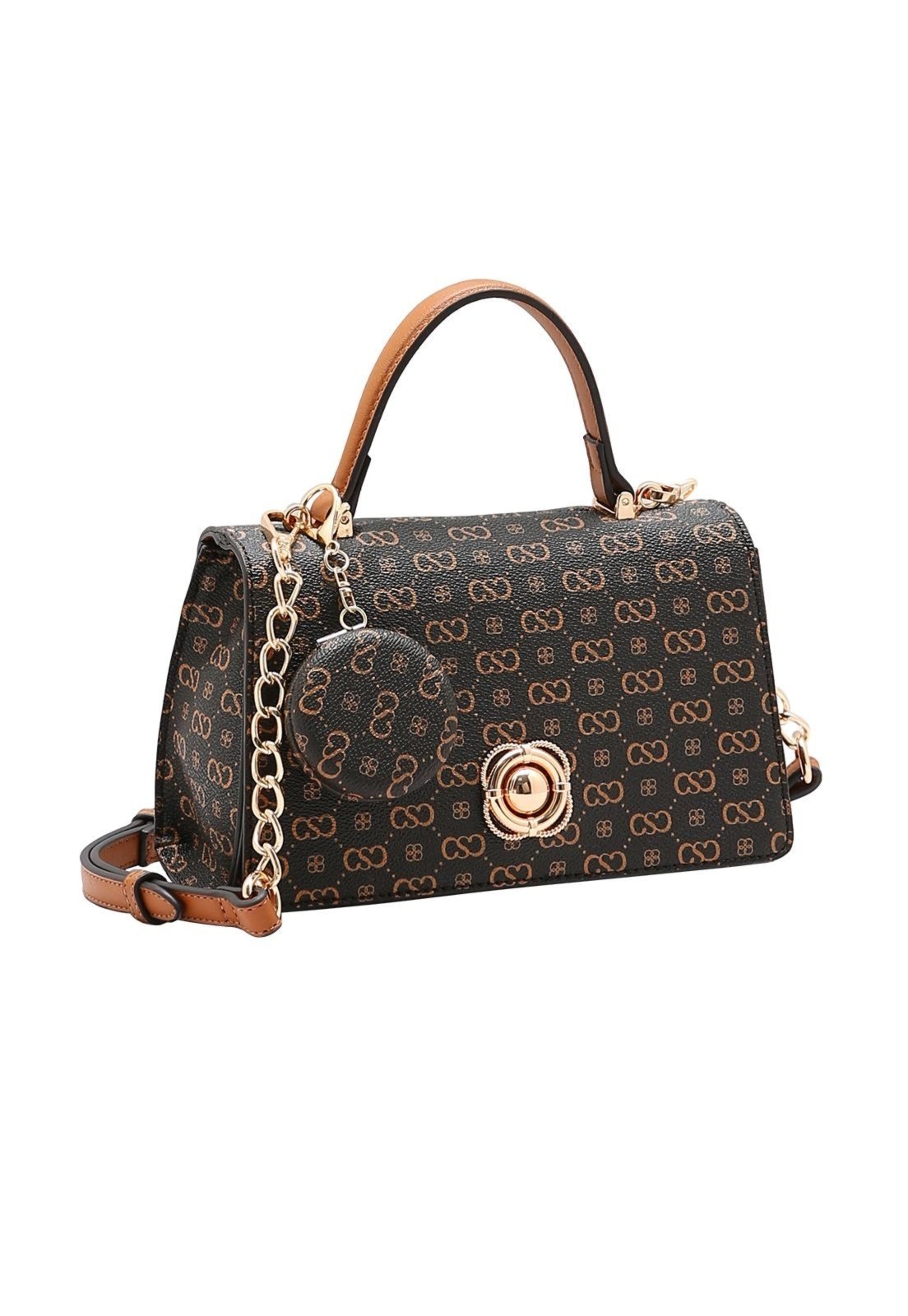 Bolsa Feminina Chenson Monograma Elegance 3485409 Café