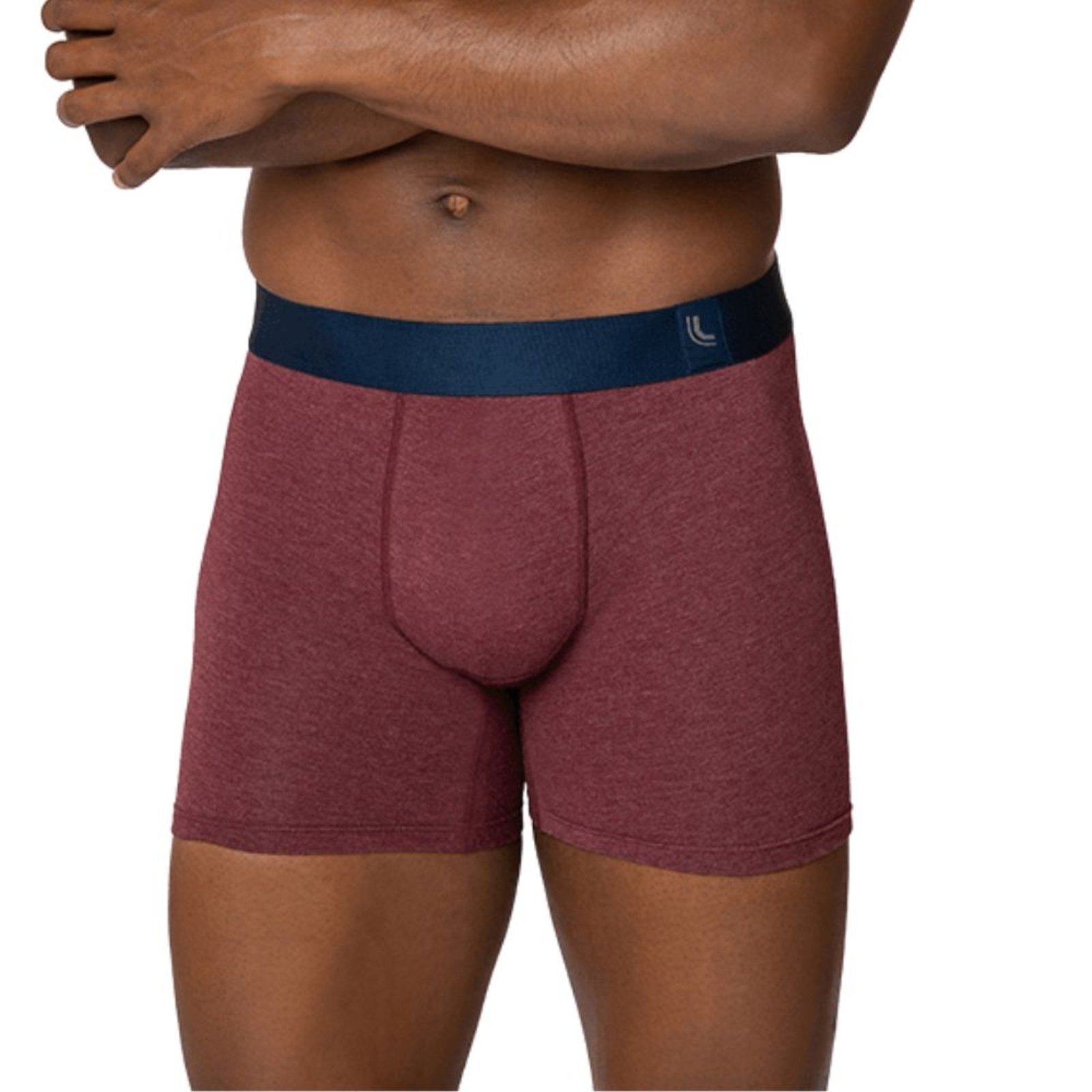 Vista 2 Cueca Lupo Boxer Algodão com Elastano azul marinho Lupo azul marinho