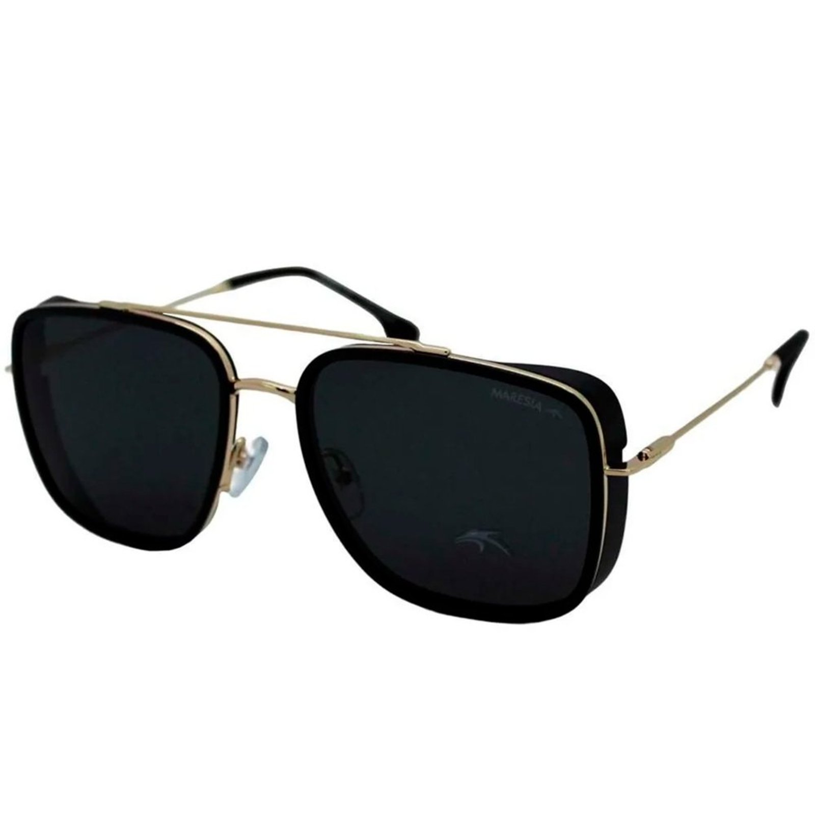 Óculos de Sol Maresia Beach 37 C200 Preto Masculino Polarizado