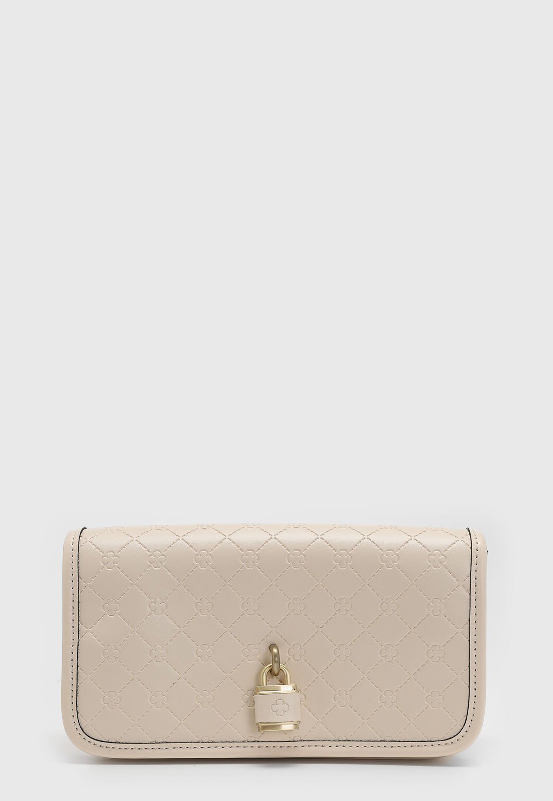 Bolsa Média Feminina Capodarte Monograma Off-White