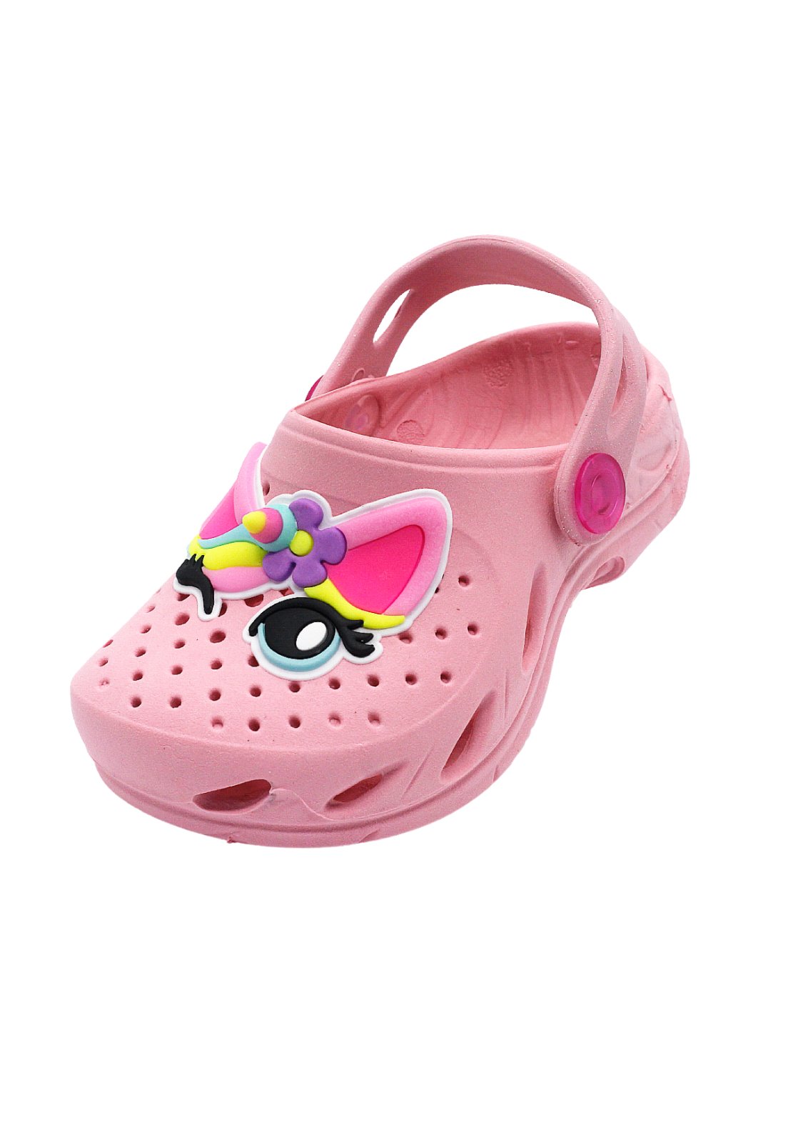 Infantil – Babuche Plugt Menina Unicórnio Rosa Balé Sandália