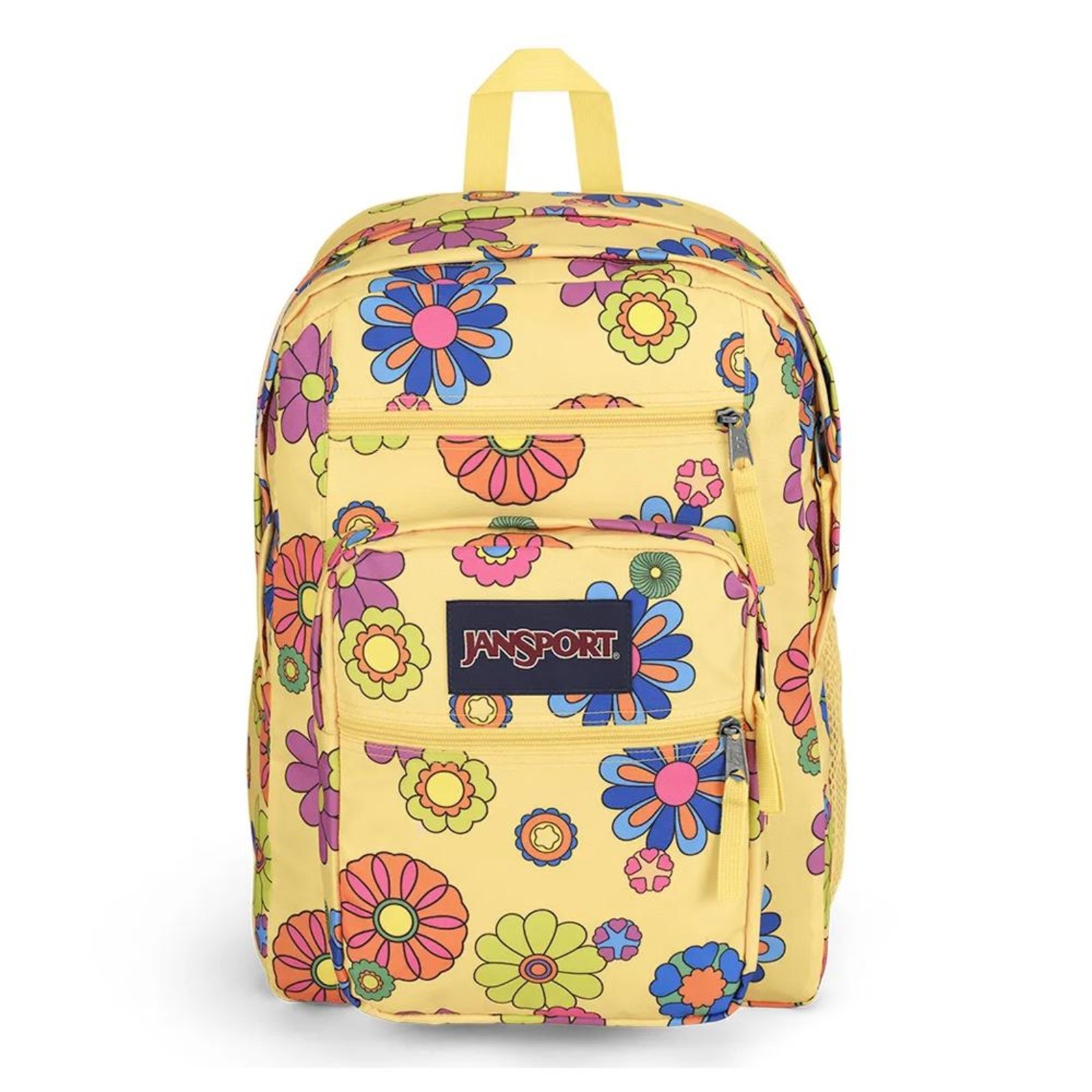Vista 2 Mochila Jansport Big Student Power To The Flower 34 Litros incolor Jansport incolor