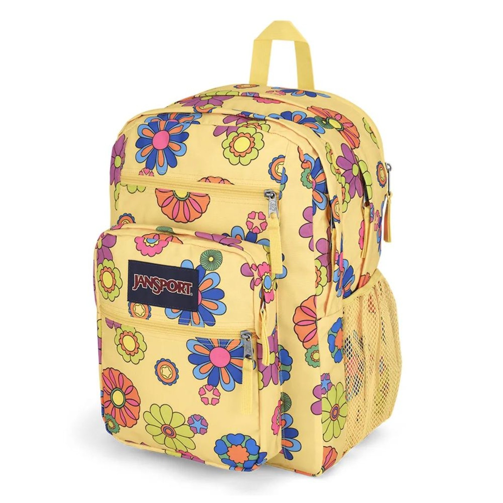 Vista 3 Mochila Jansport Big Student Power To The Flower 34 Litros incolor Jansport incolor