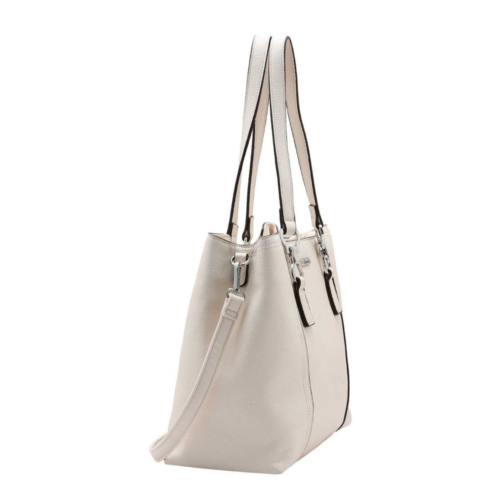 Vista 3 Bolsa Feminina Chenson Textura Delicada 3485327 OFF WHITE off-white white Chenson off-white white