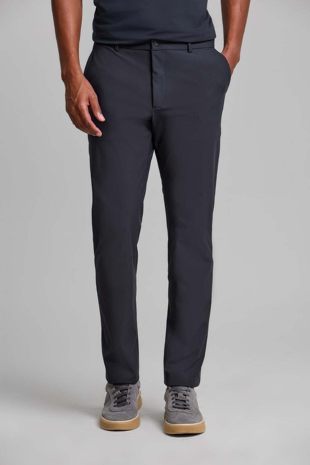 Calça Alfaiataria Hitech Slim Fit, 014902 Azul Marinho