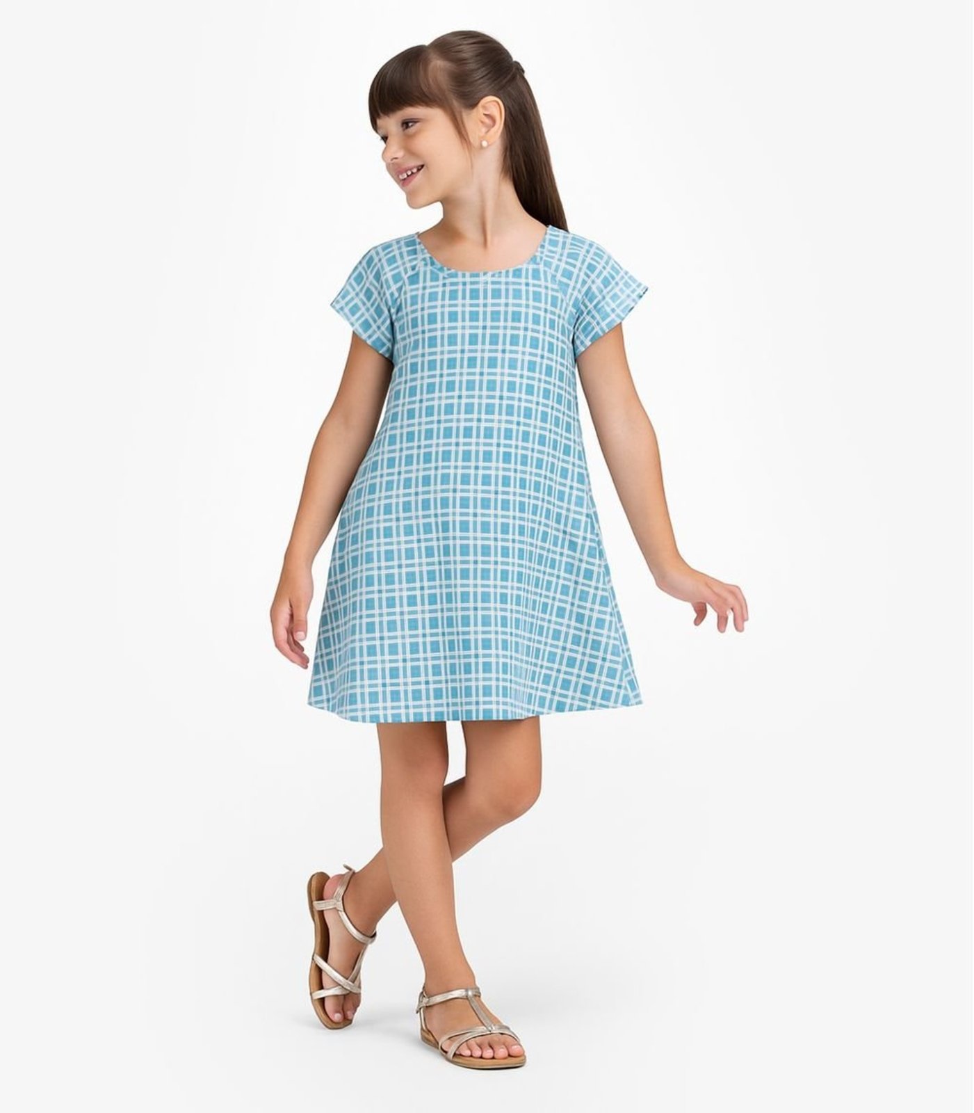 Vista 2 Infantil - Vestido Menina Select Select azul