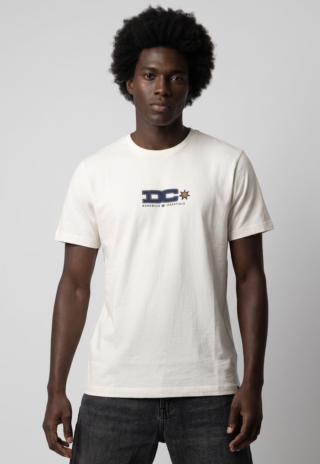 Camiseta Masculina DC Shoes Tig Master Off-White