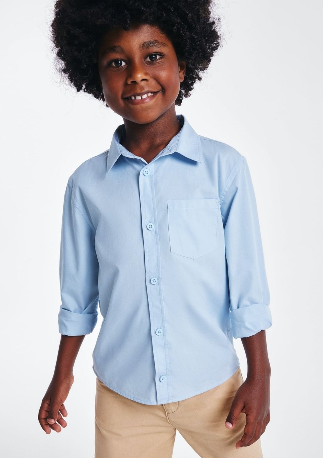Infantil - Camisa Menino Em Tricoline Hering