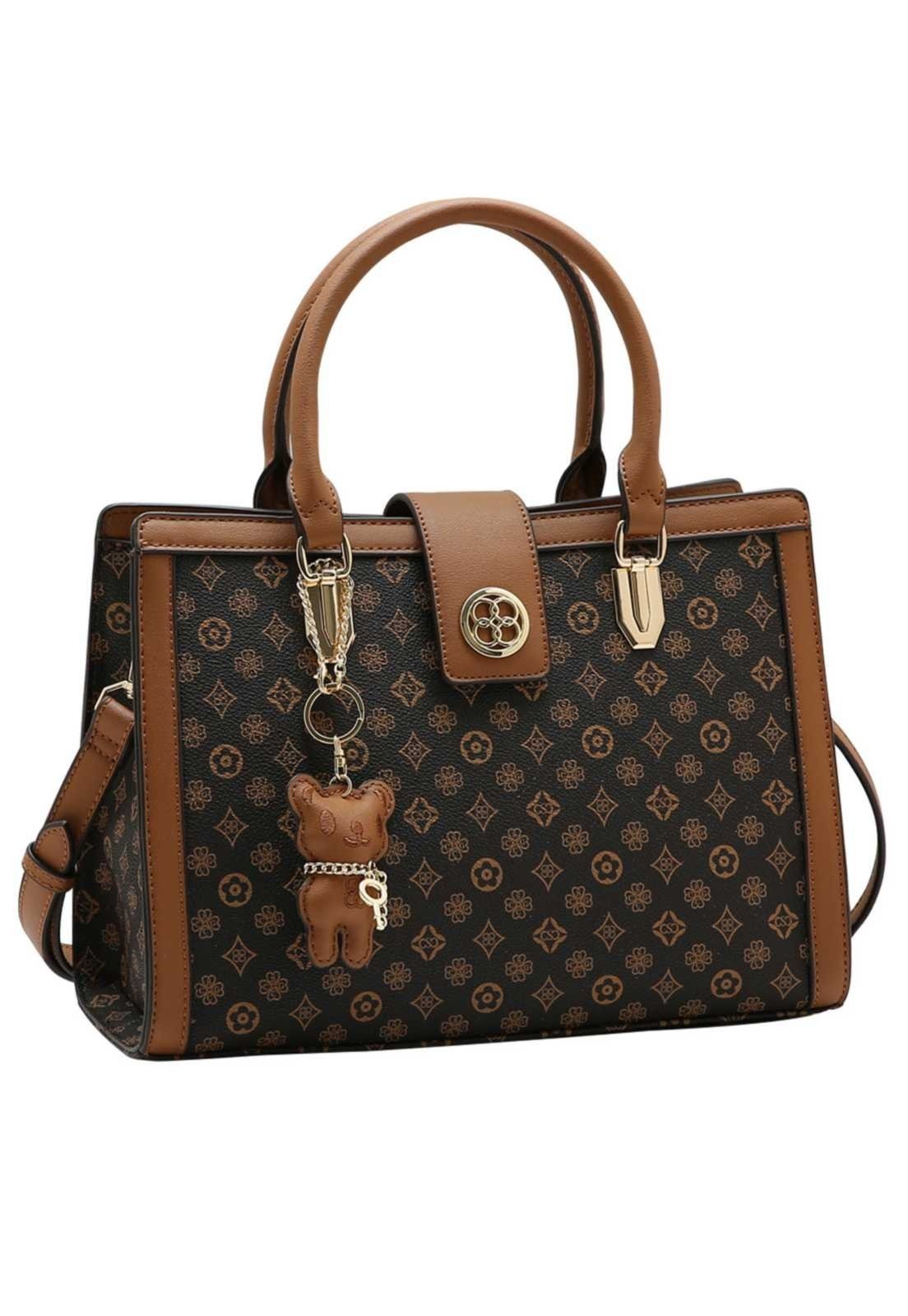 Bolsa Feminina Chenson Mão Classic Monograma 3485776 Café
