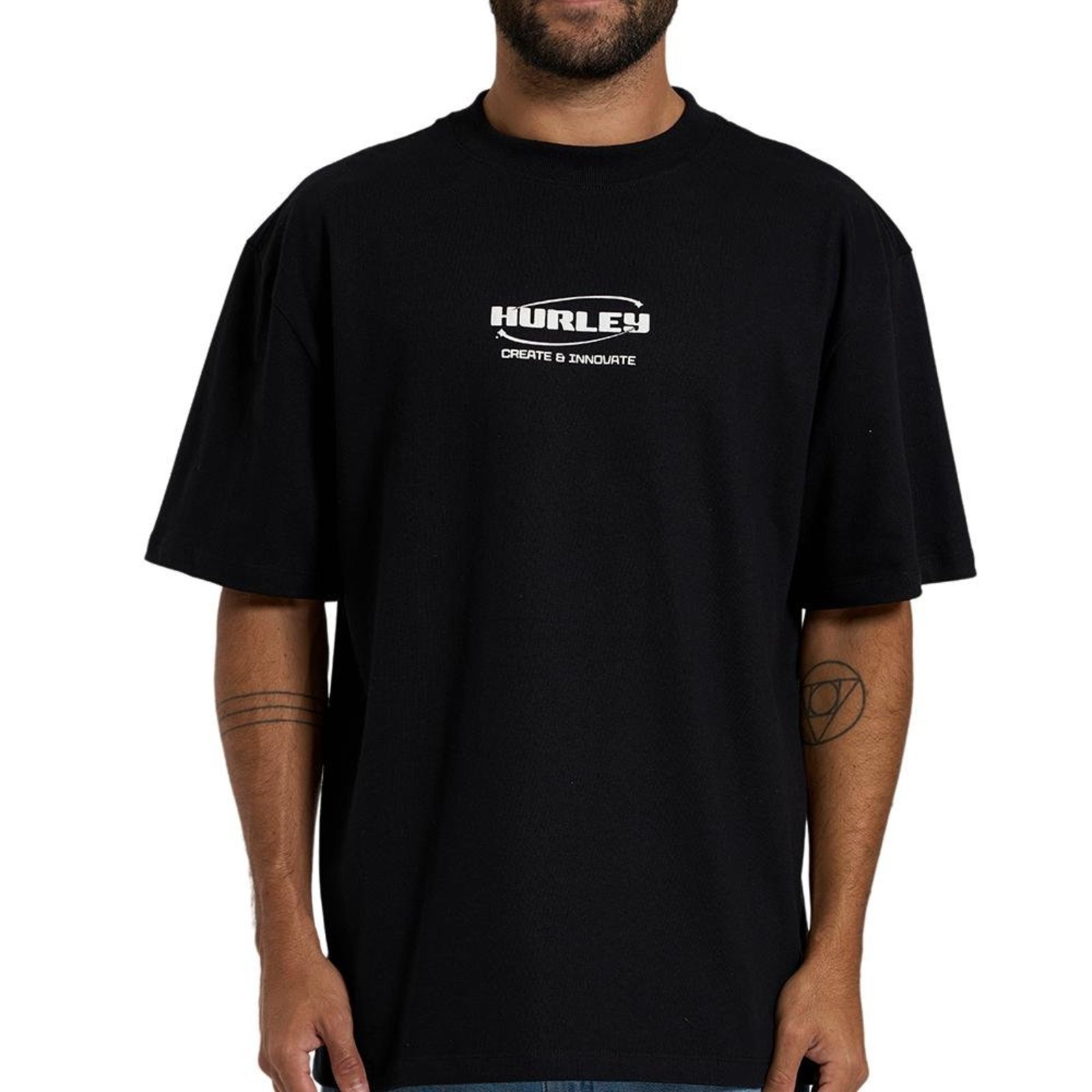 Camiseta Hurley Innovate Maxfit WT26 Masculina Preto