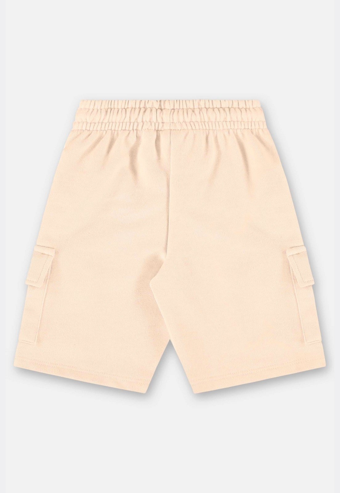 Vista 3 Infantil - Bermuda para Meninos em Moletom Linho Up Baby bege Up Baby bege