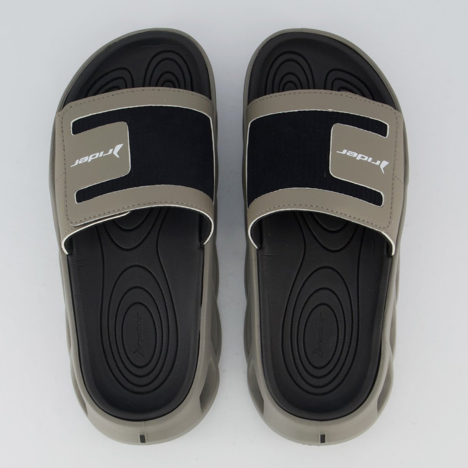 Chinelo Slide Rider R Power Cinza