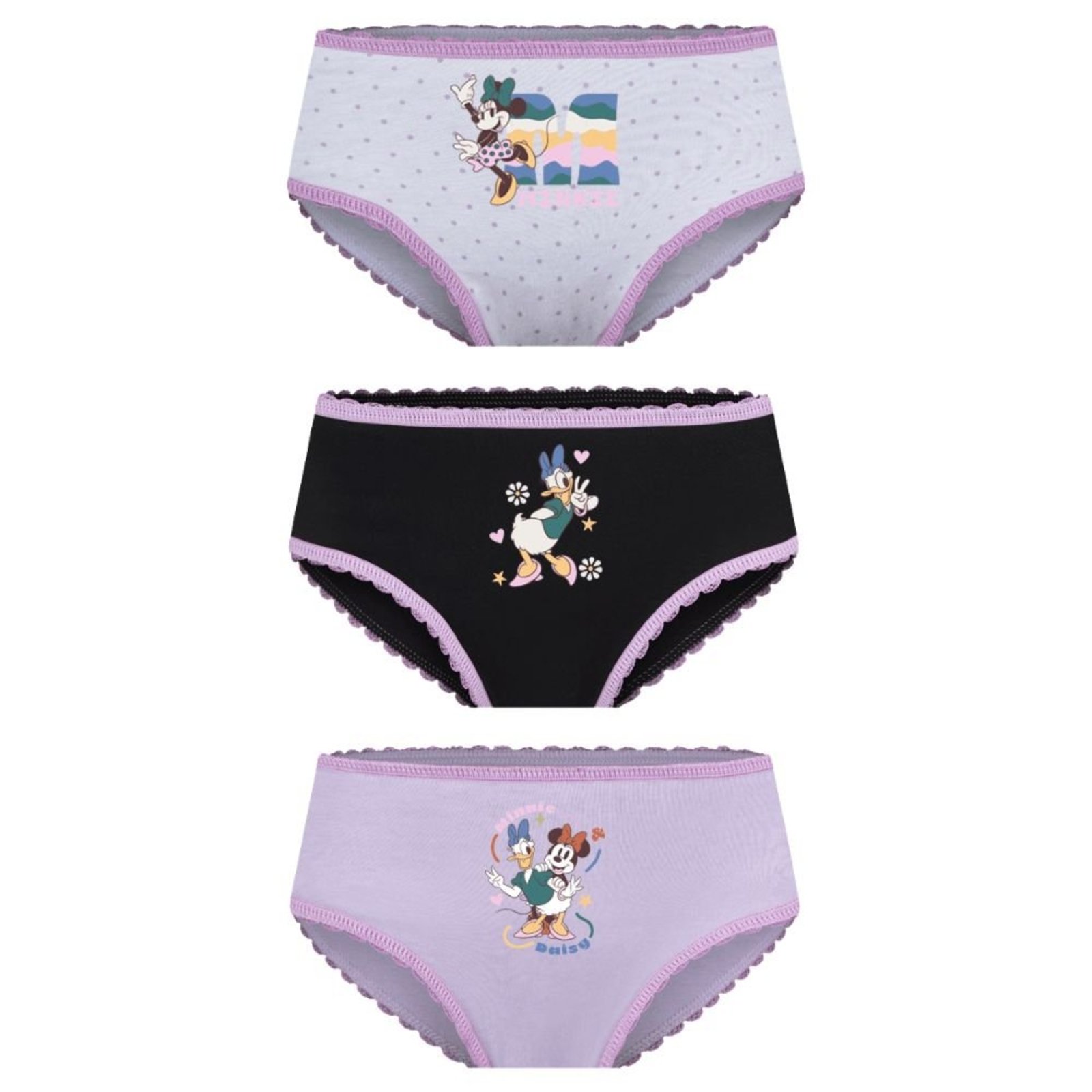 Kit 3 Calcinha Lobinha Minnie 18200-089