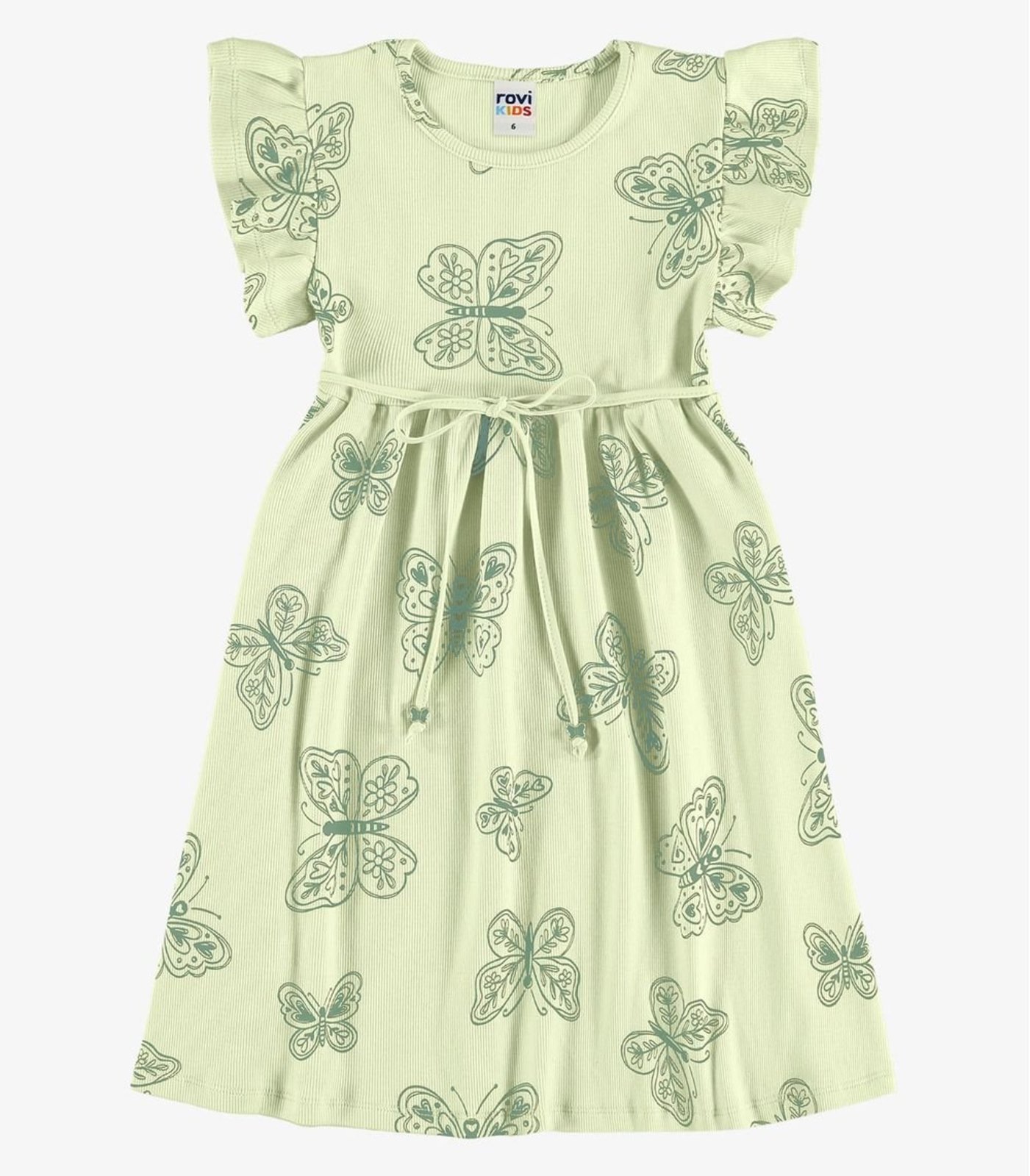 Infantil - Vestido Menina Ribana Rovi Verde