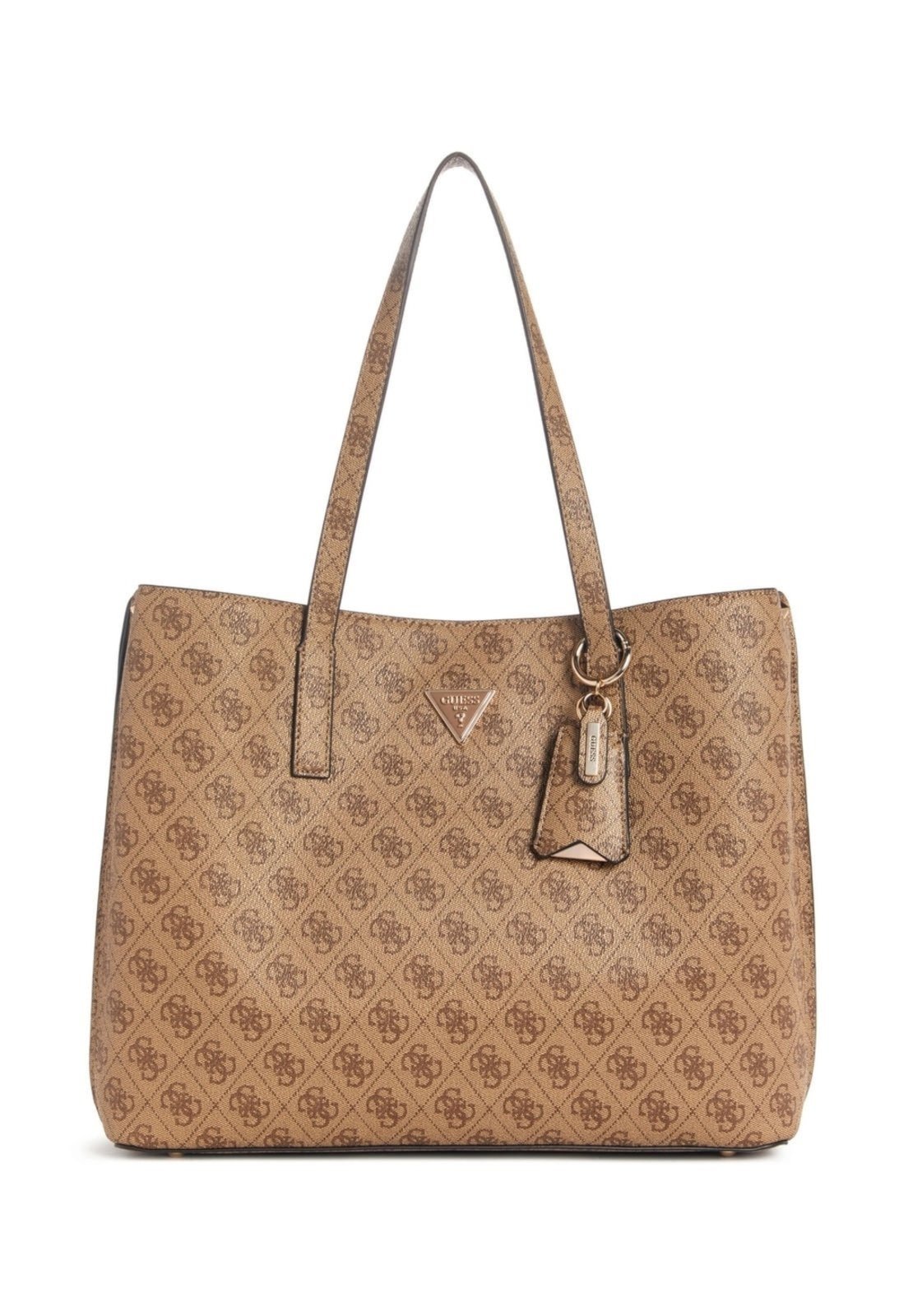 Vista 2 Bolsa Guess Meridian Ii Girlfriend Tote Bege amarelo amarelo
