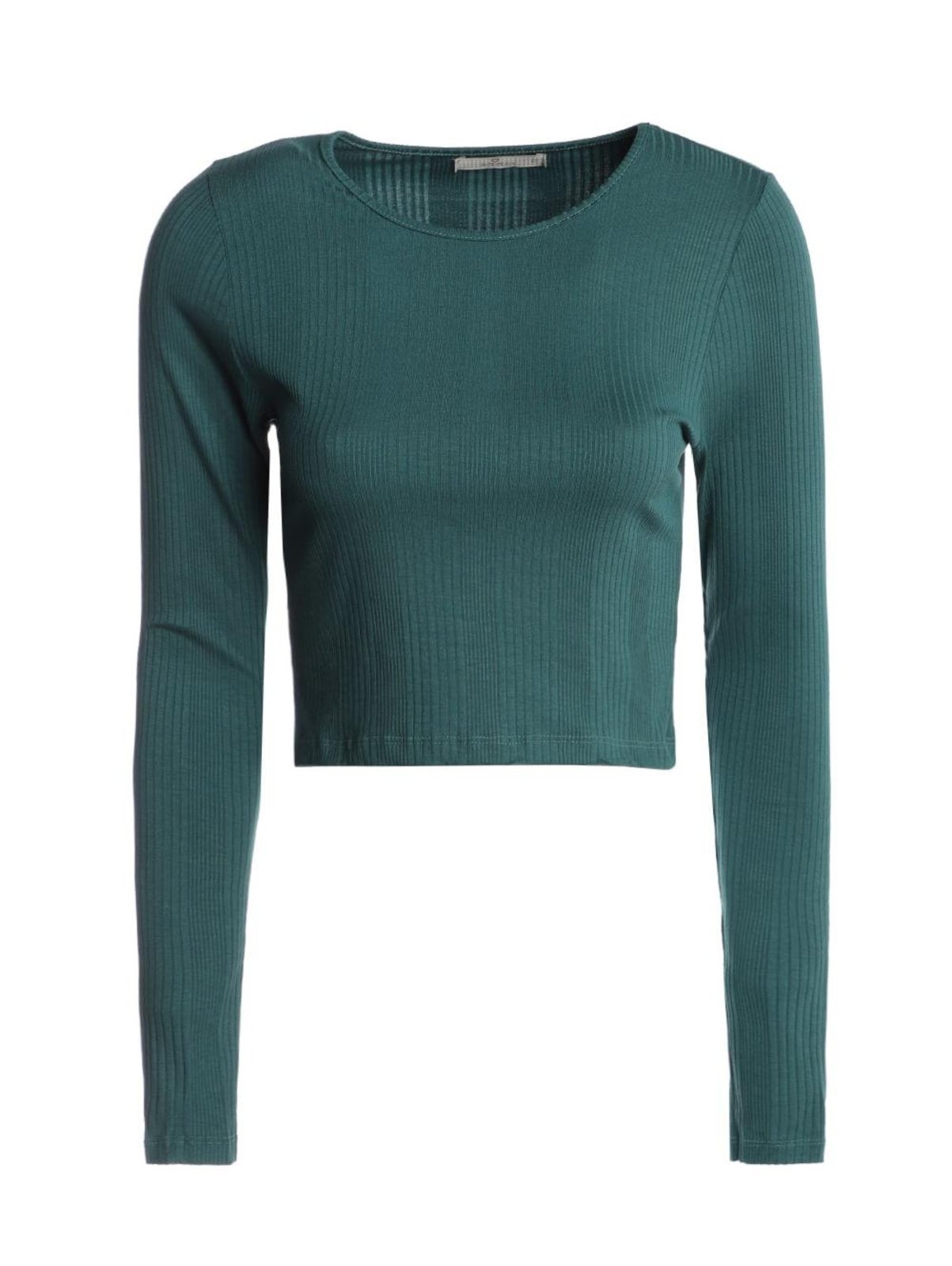 Vista 2 Blusa Cropped Manga Longa Autentique Feminina verde Autentique verde