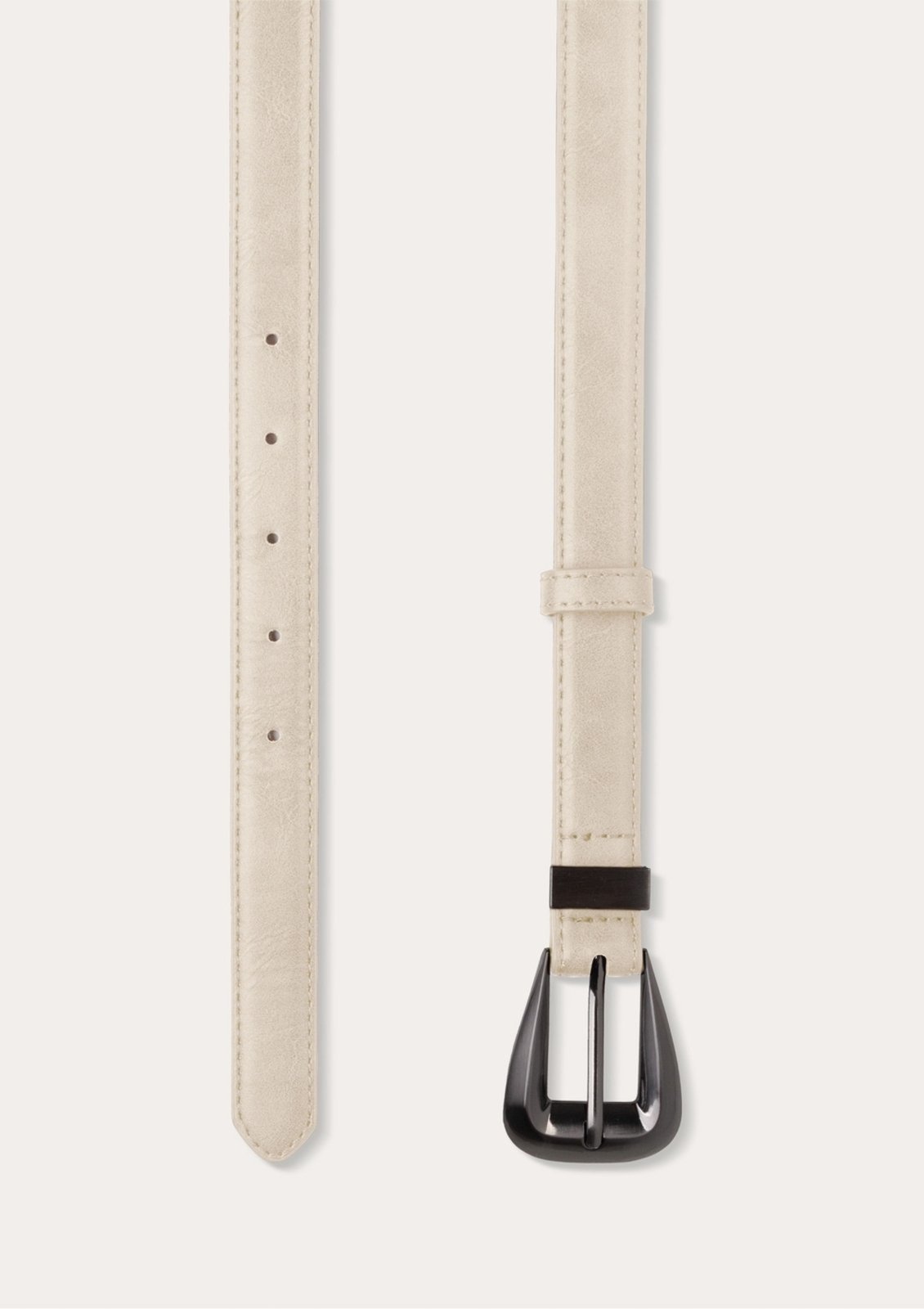 Vista 3 Cinto Feminino Fivela de Metal Hering bege Hering bege