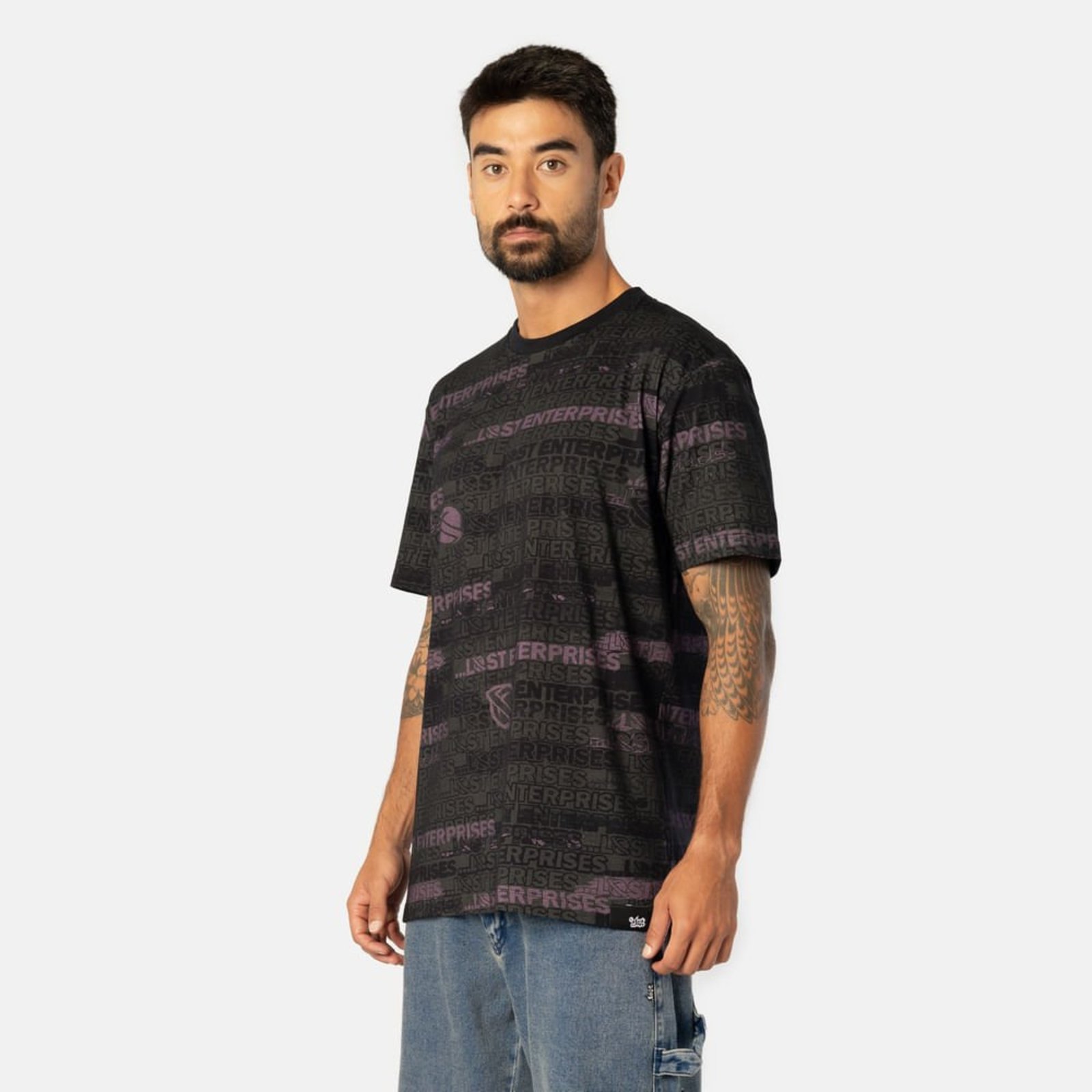 T-Shirt Lost Lost PRETO