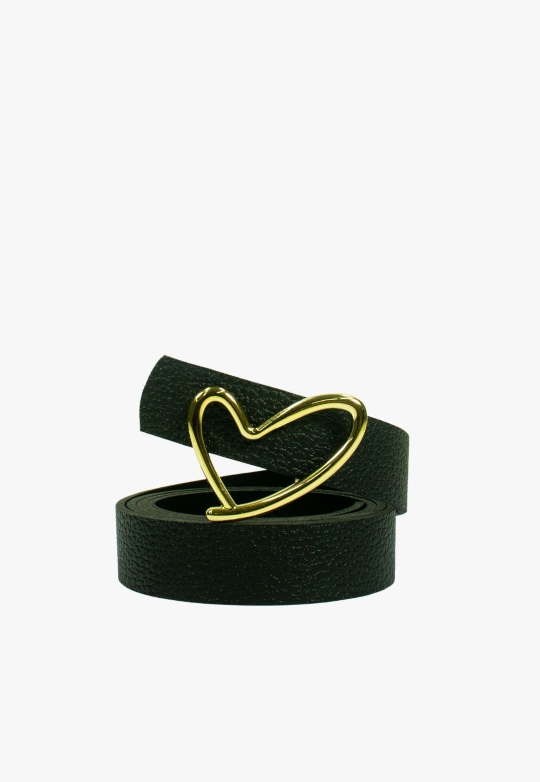 Vista 3 Infantil - Cinto Feminino Pópidi Fivela Coração caramelo caramelo
