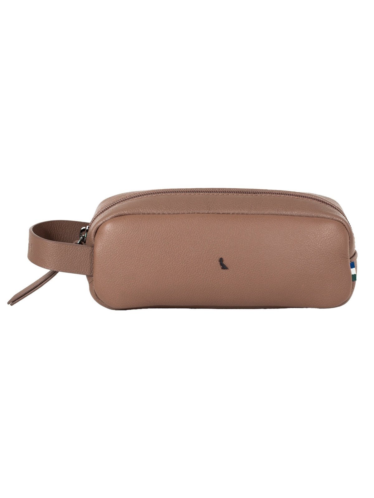 Necessaire Masculina Reserva RSV Go Oslo Classic Couro Para Viagem Organizador Marrom