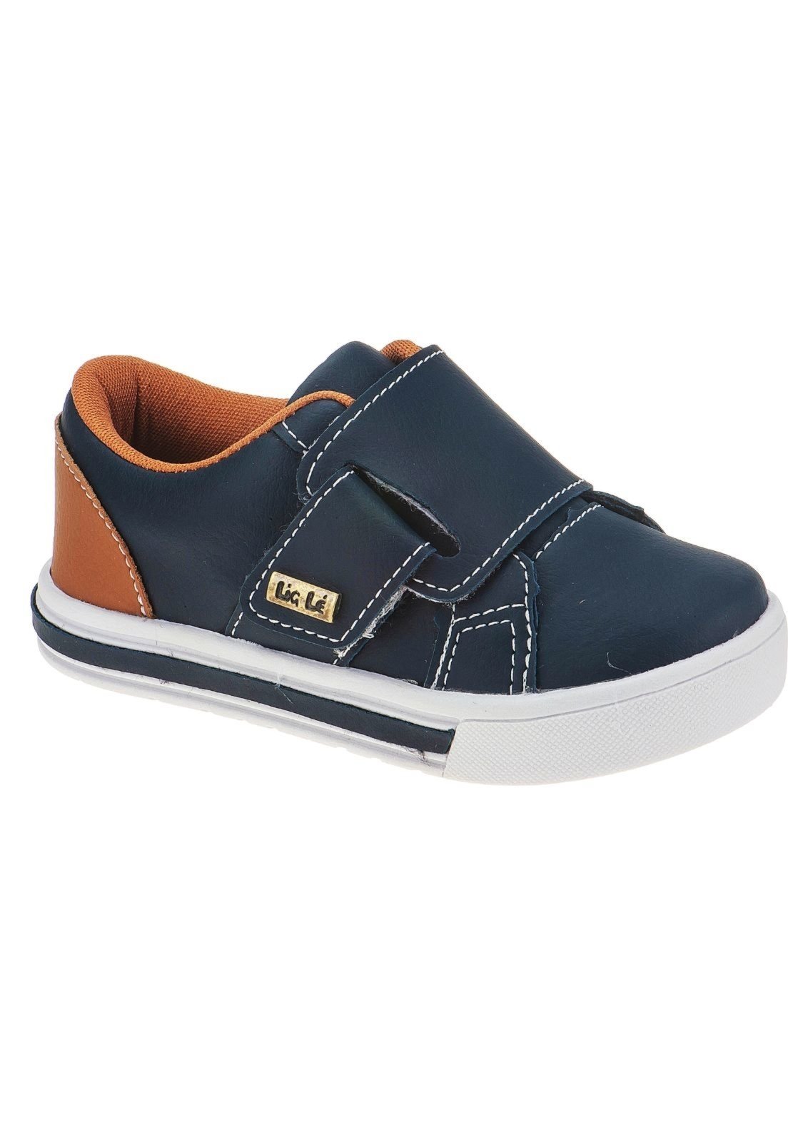 Infantil – Tenis masculino cano baixo 7140 Azul marinho