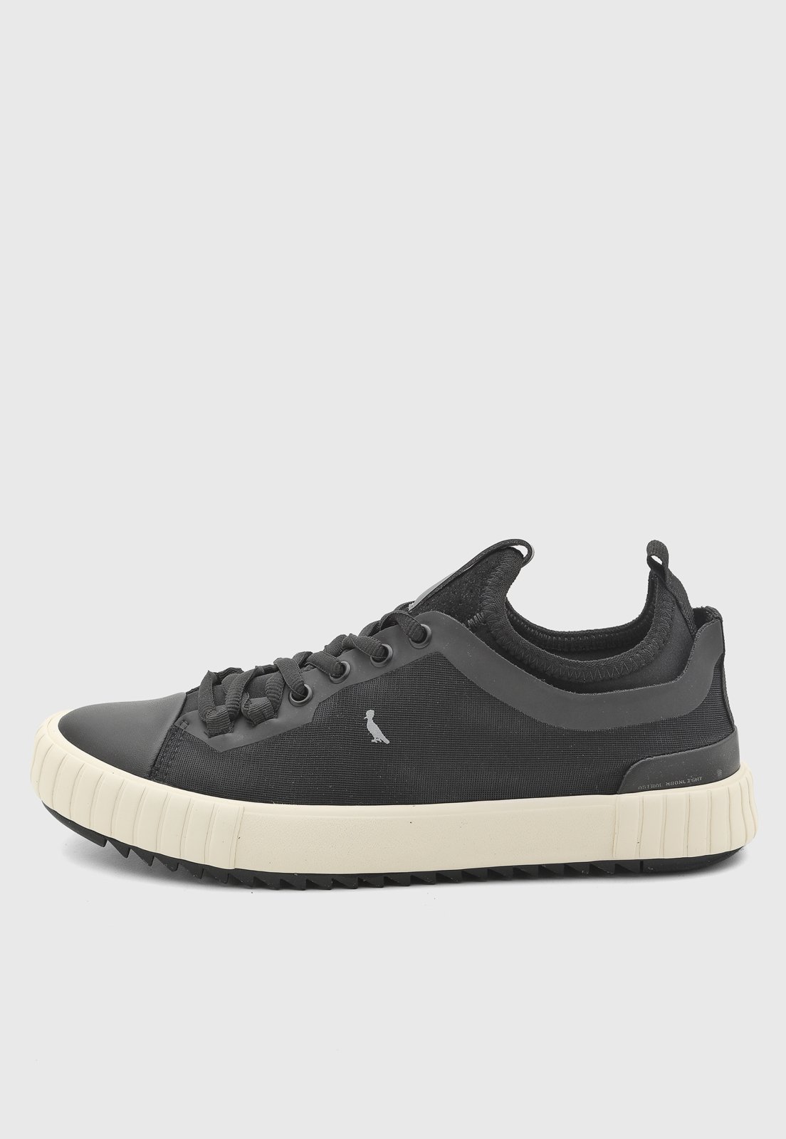 Tênis Masculino Reserva Casual Cano Baixo Preto