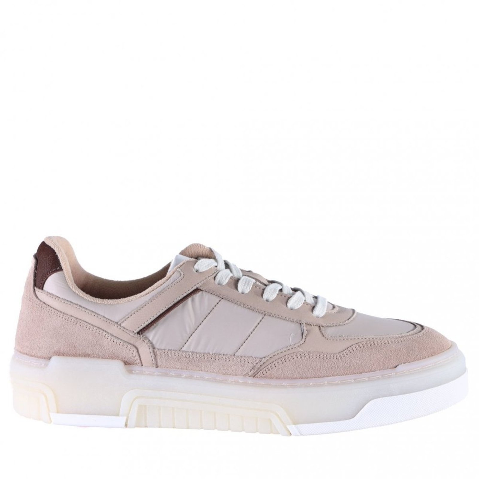 Tênis Casual Masculino em Couro Zariff Rck008 Zariff Bege