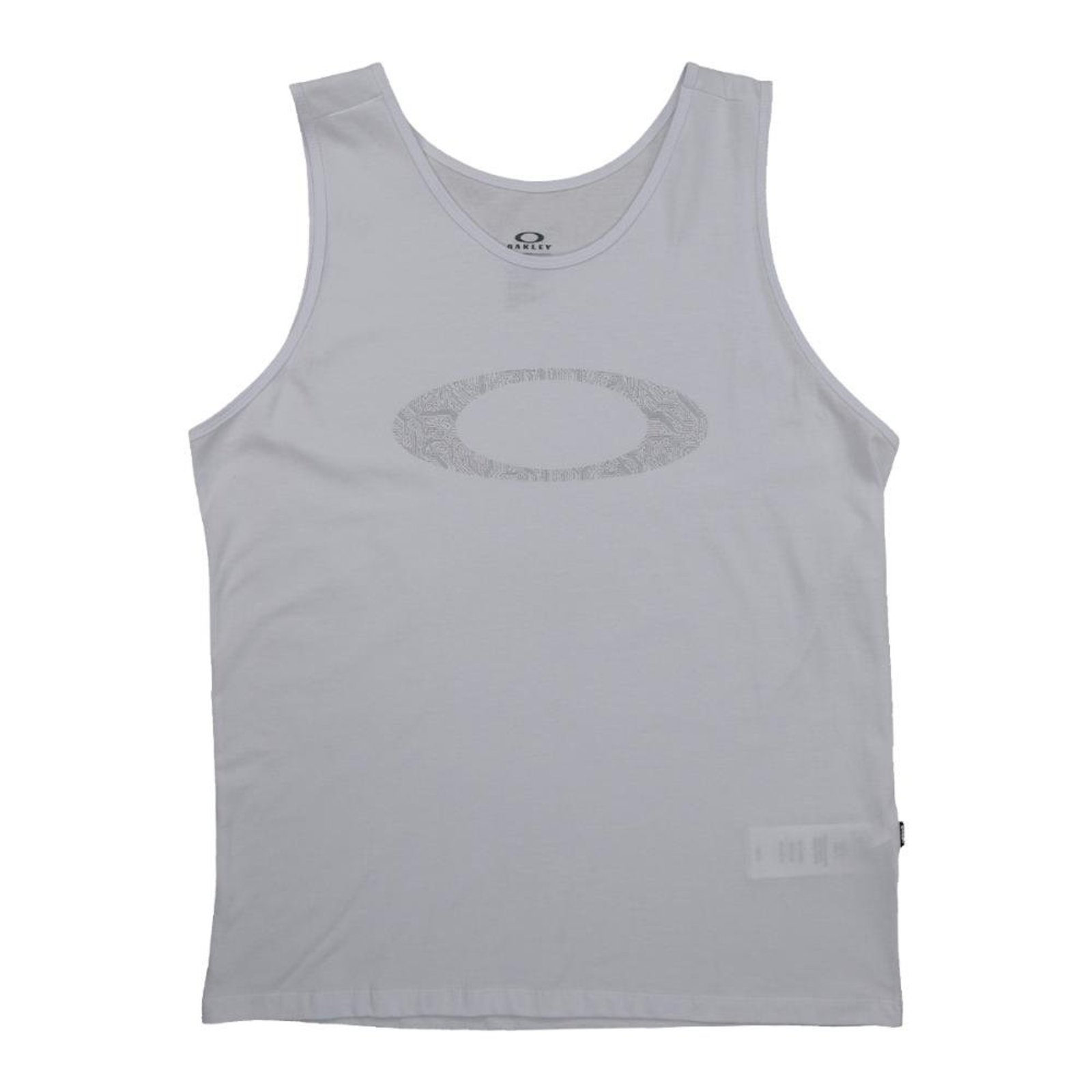 Camiseta Regata Oakley Ellipse Motherboard Tank White - White - G Branco