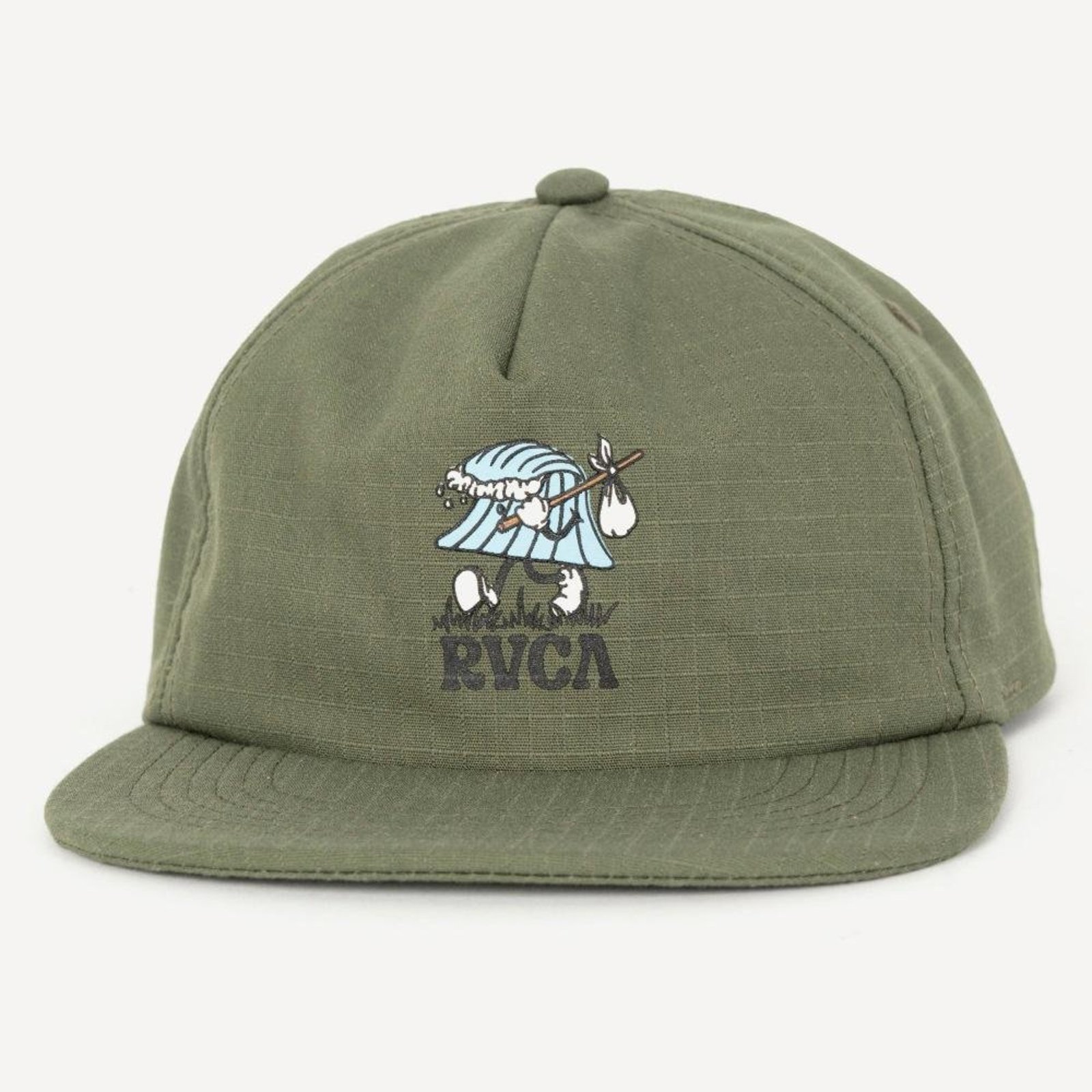 Boné RVCA Aba Reta Keep Looking WT26 Verde Militar