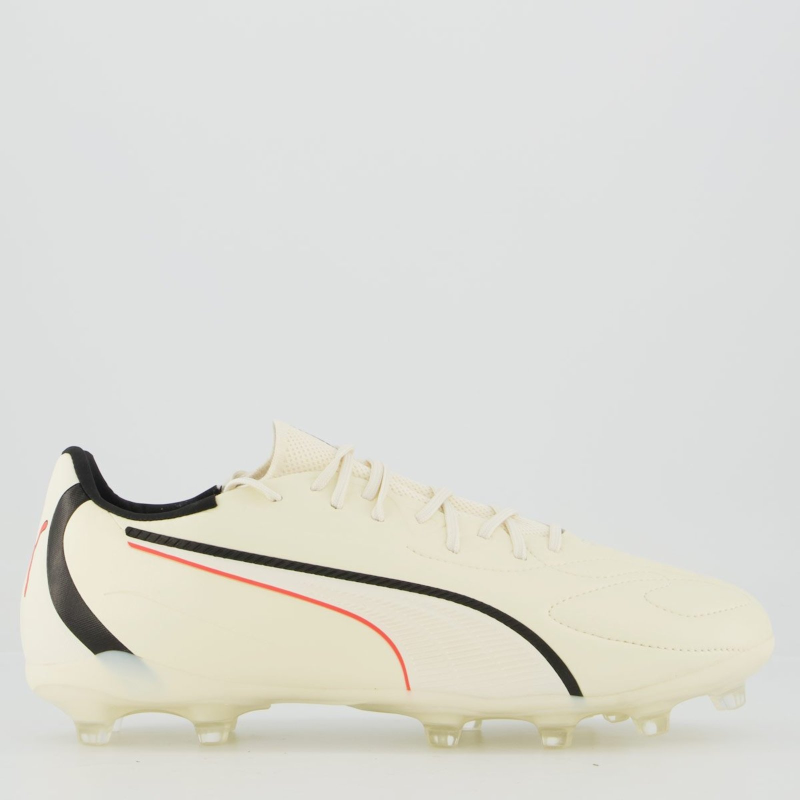 Chuteira Puma King 20 Match Campo Bege e Preto