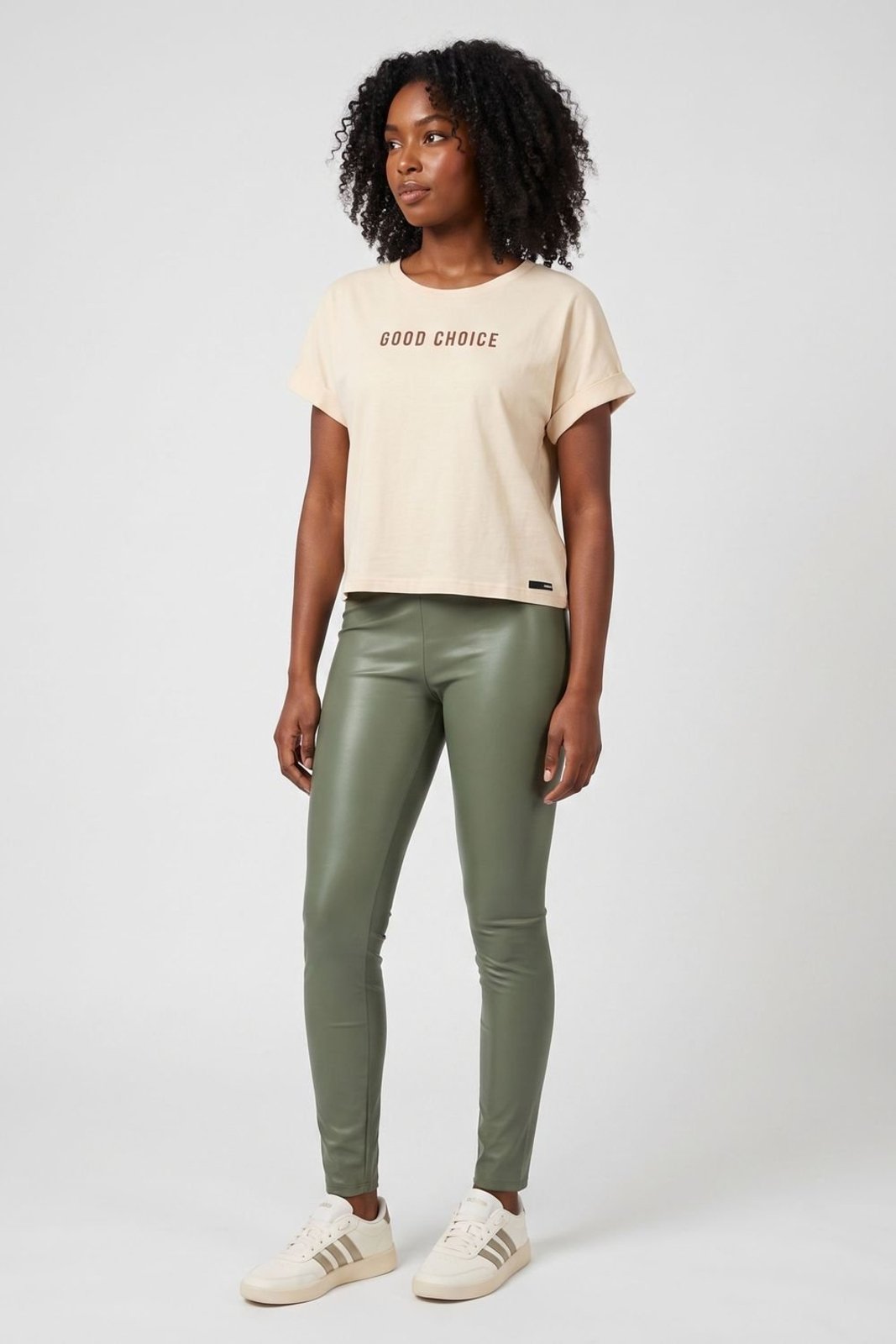 Infantil - Calça Legging Juvenil Menina PU Peluciado Beats Verde