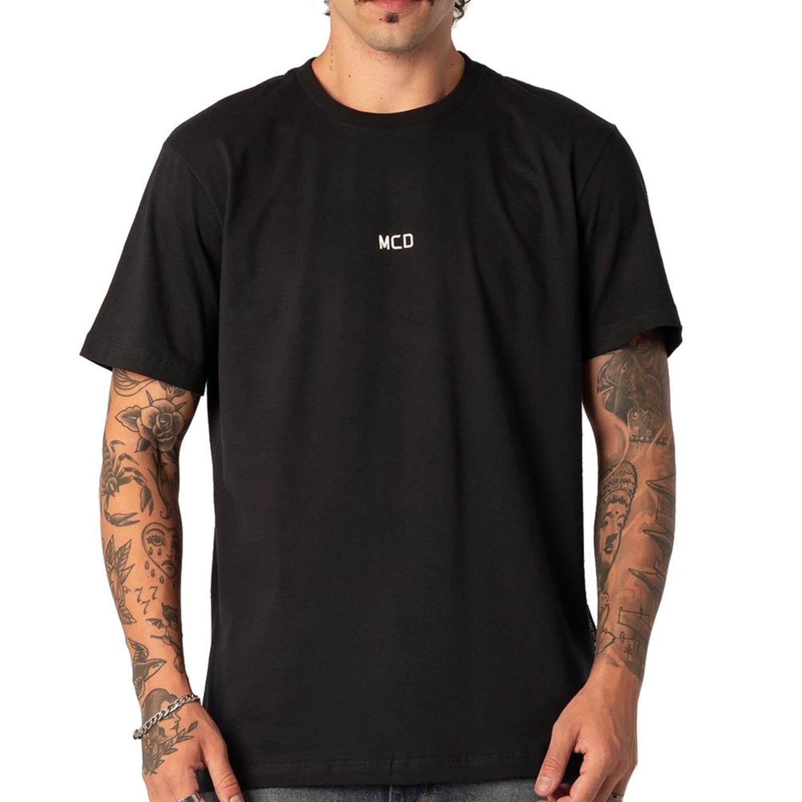 Vista 2 Camiseta MCD Estatua SM26 Masculina preto MCD preto
