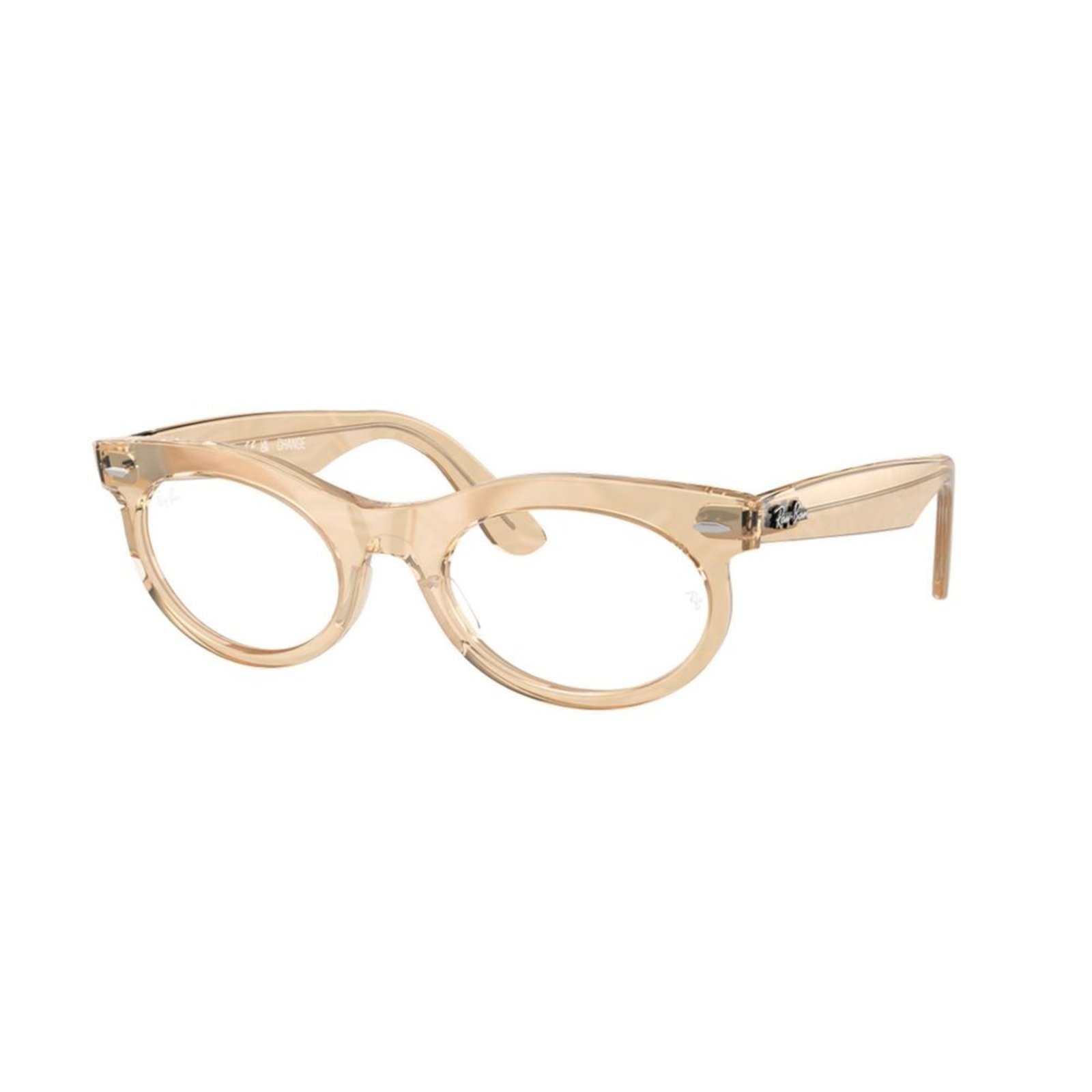 Vista 2 Óculos de Grau Ray-Ban Wayfarer Oval Optics Change marrom grau Ray-Ban marrom grau