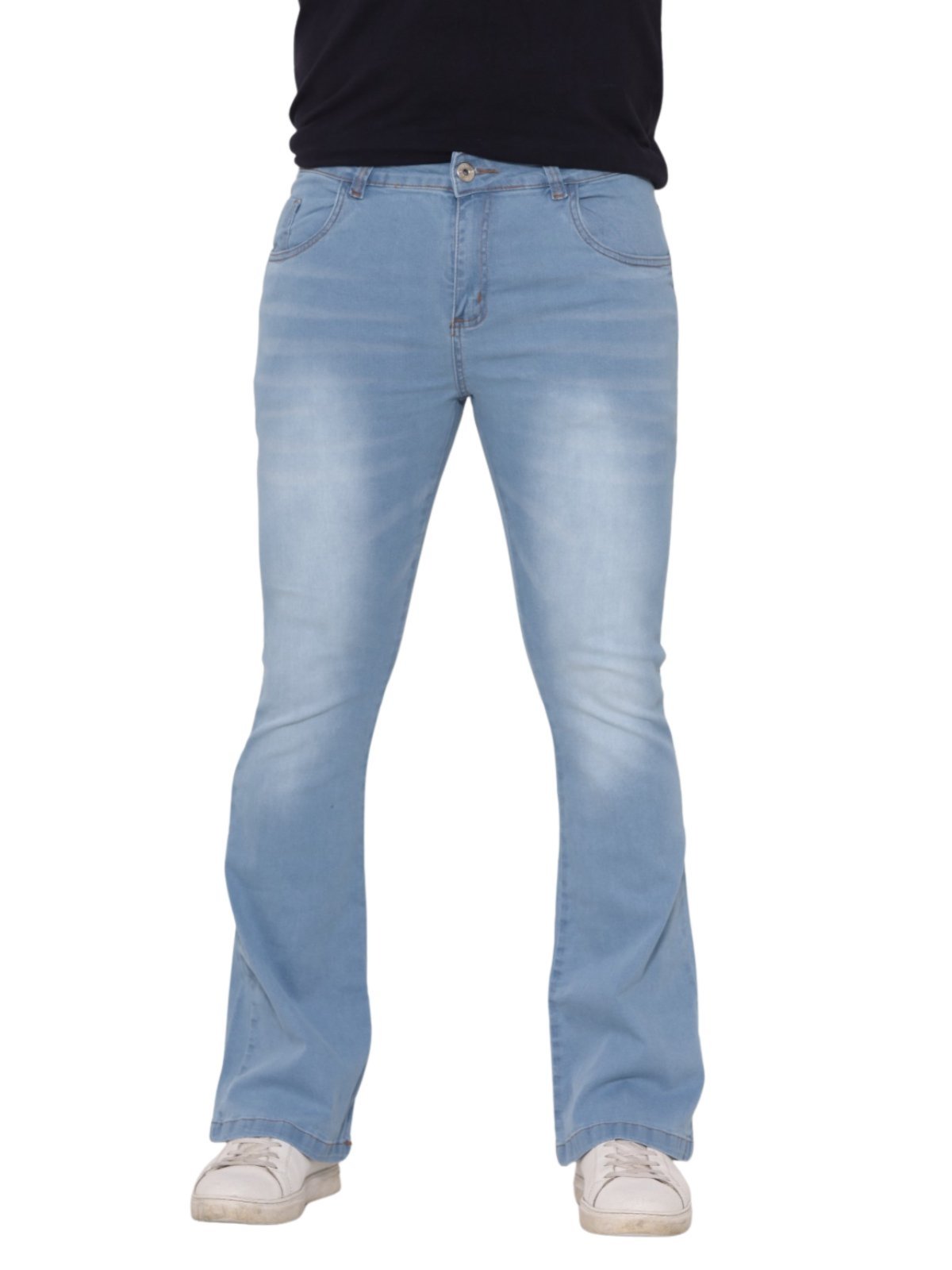 Calça Masculina Jeans Light Flare Delave