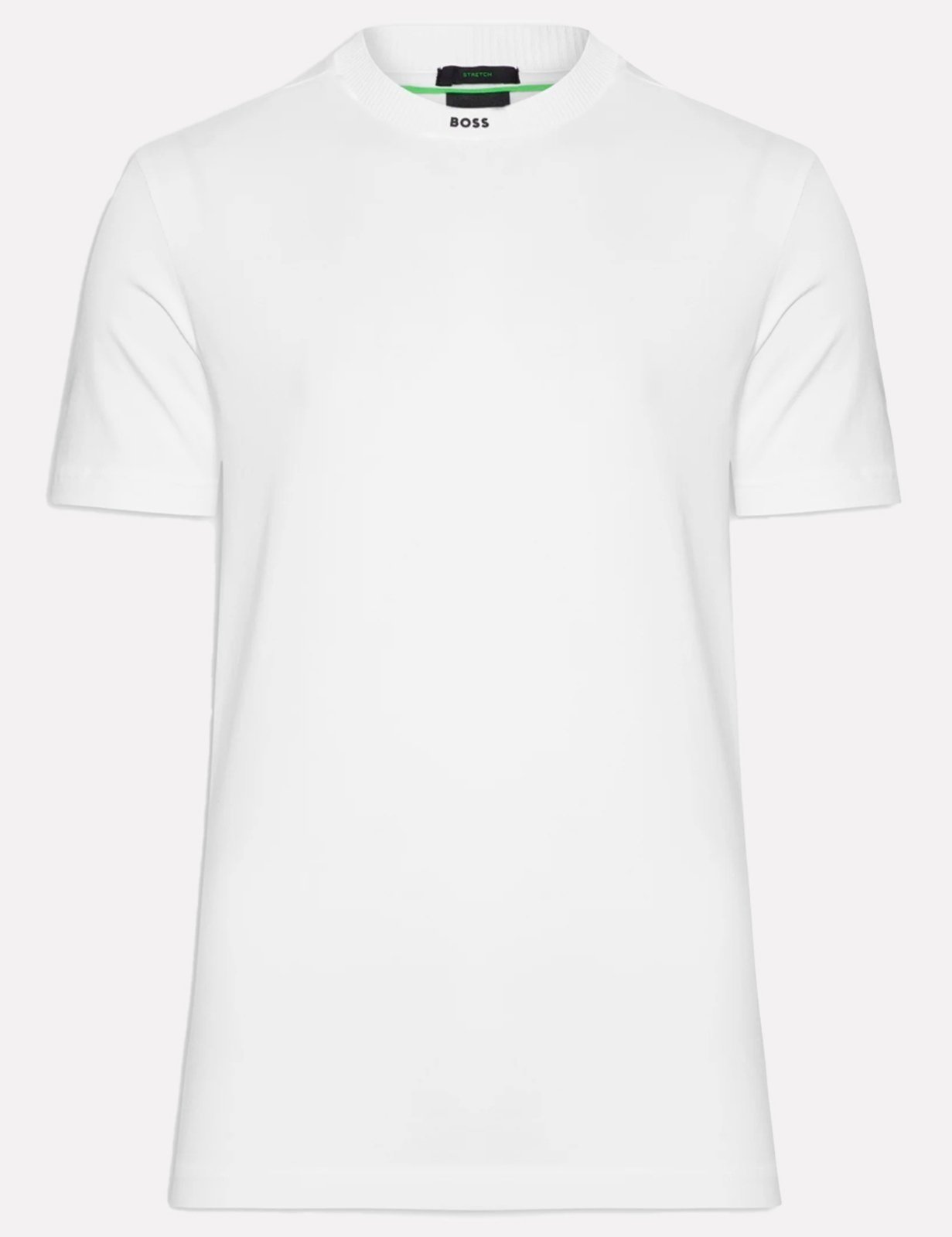 Camiseta Hugo Boss Masculina Regular Tee Rib Branca