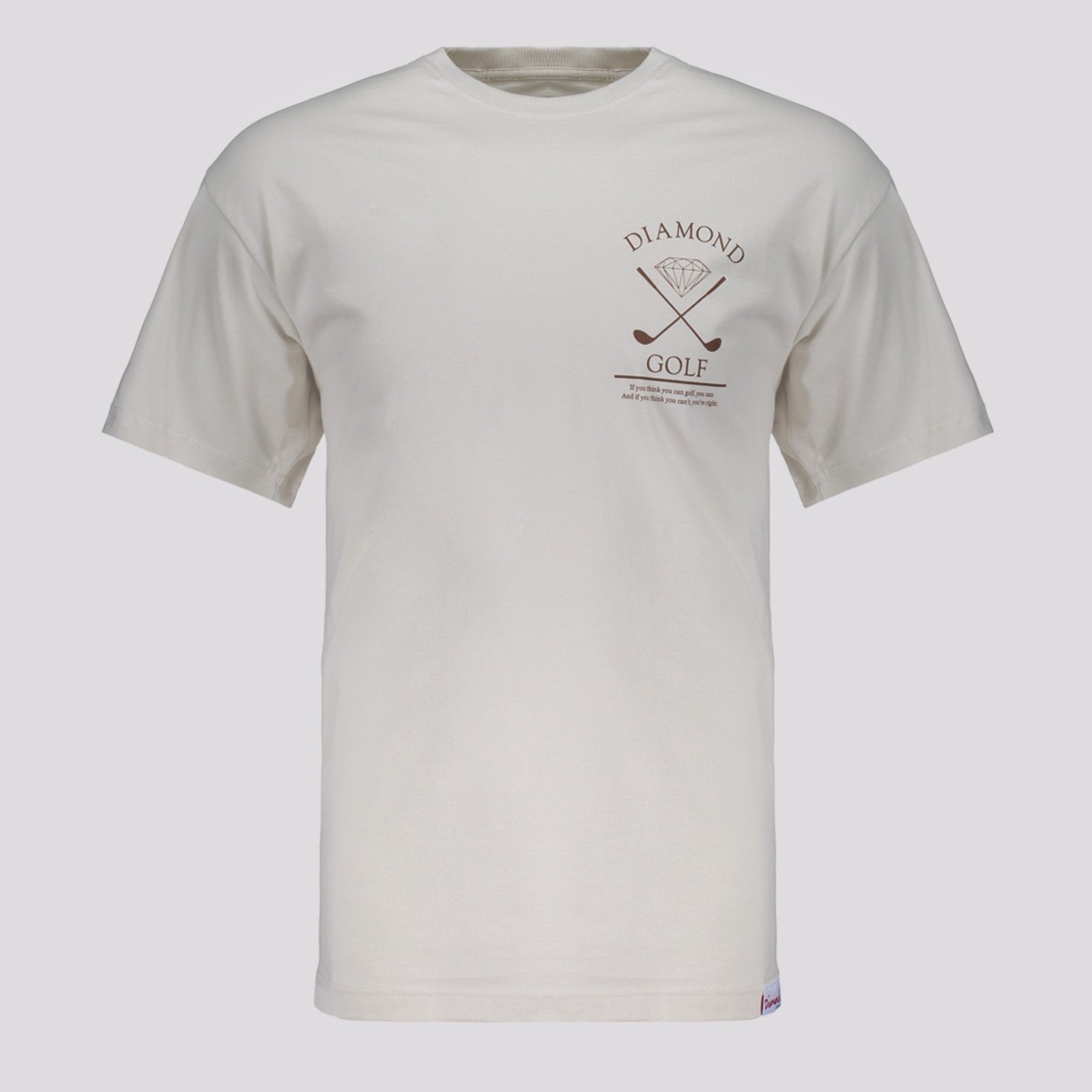 Camiseta Diamond College Crest Bege