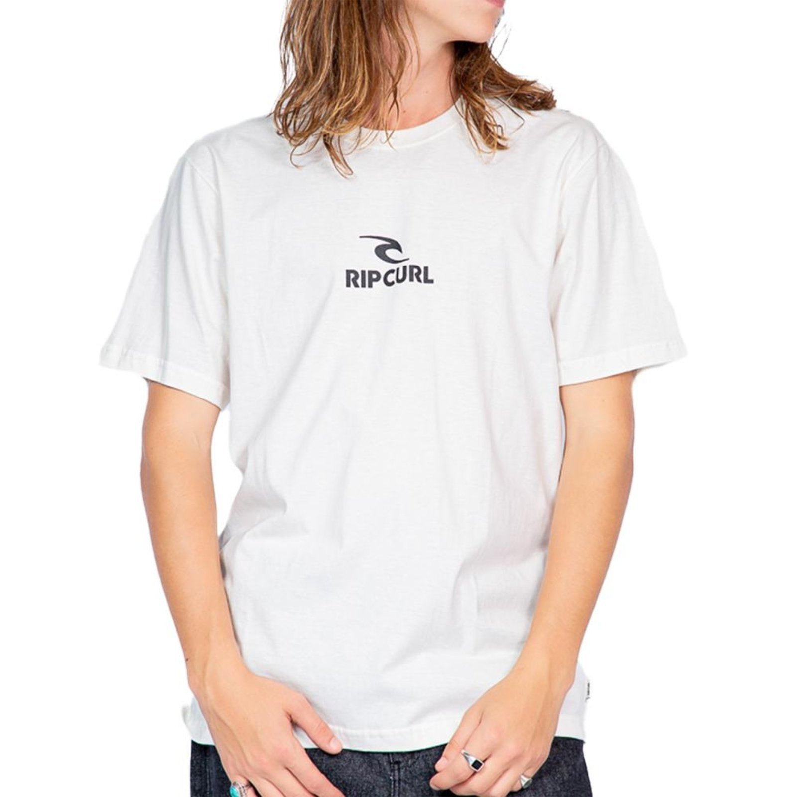 Camiseta Rip Curl Icon WT25 Masculina Bone