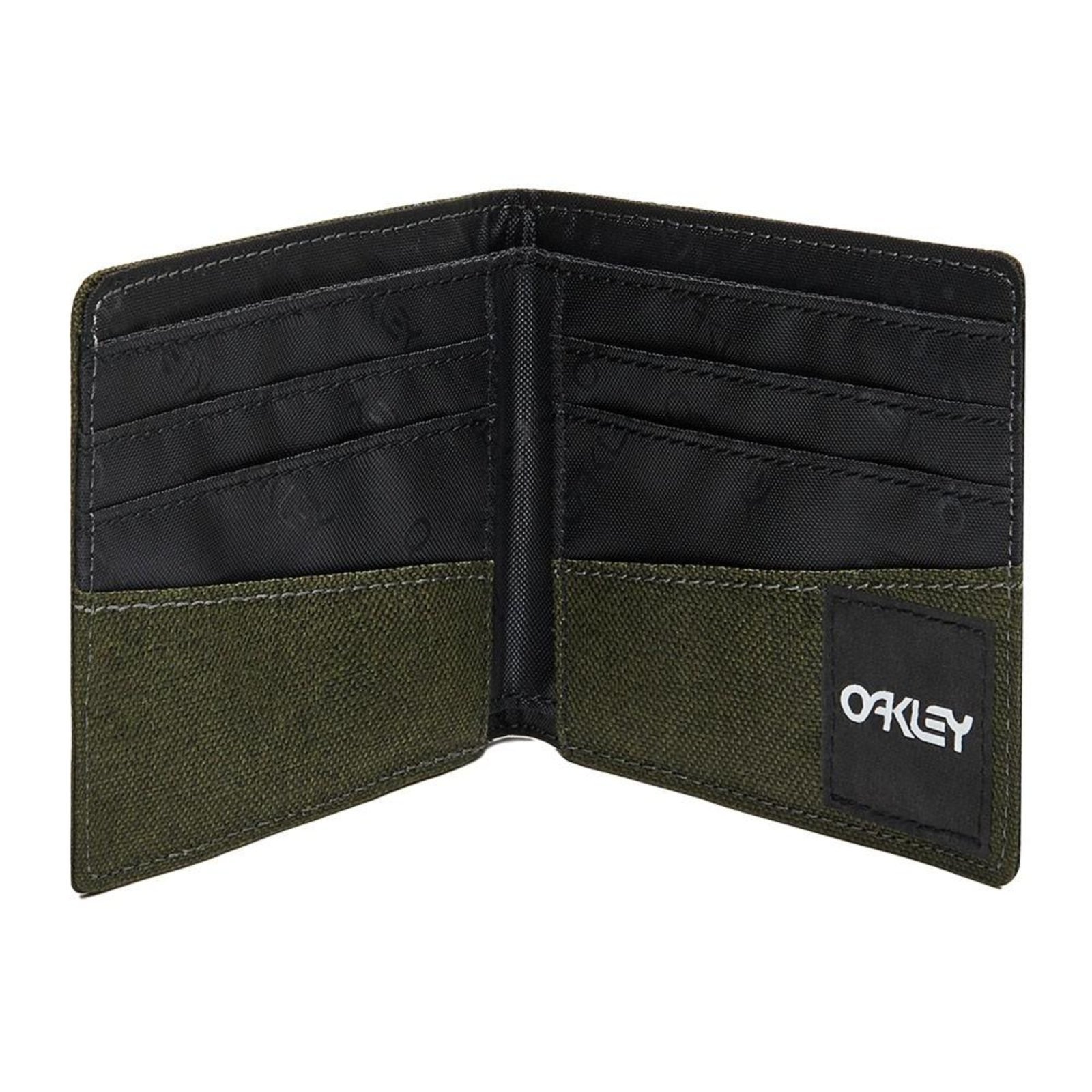 Vista 3 Carteira Oakley B1B Bifold Wallet SM23 New Dark Brush verde Oakley verde