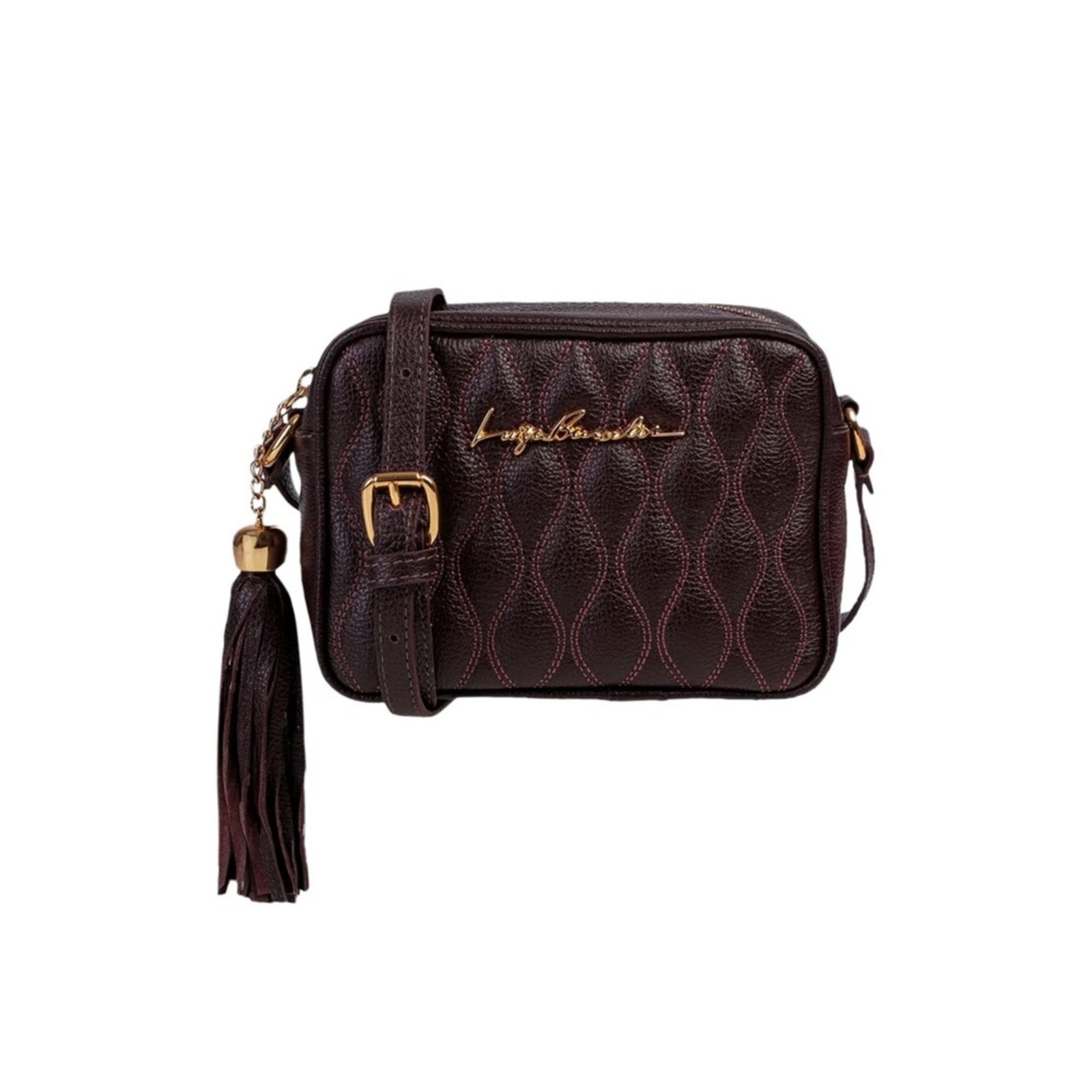 Bolsa Viena Luiza Barcelos 77770595 Marrom Escuro