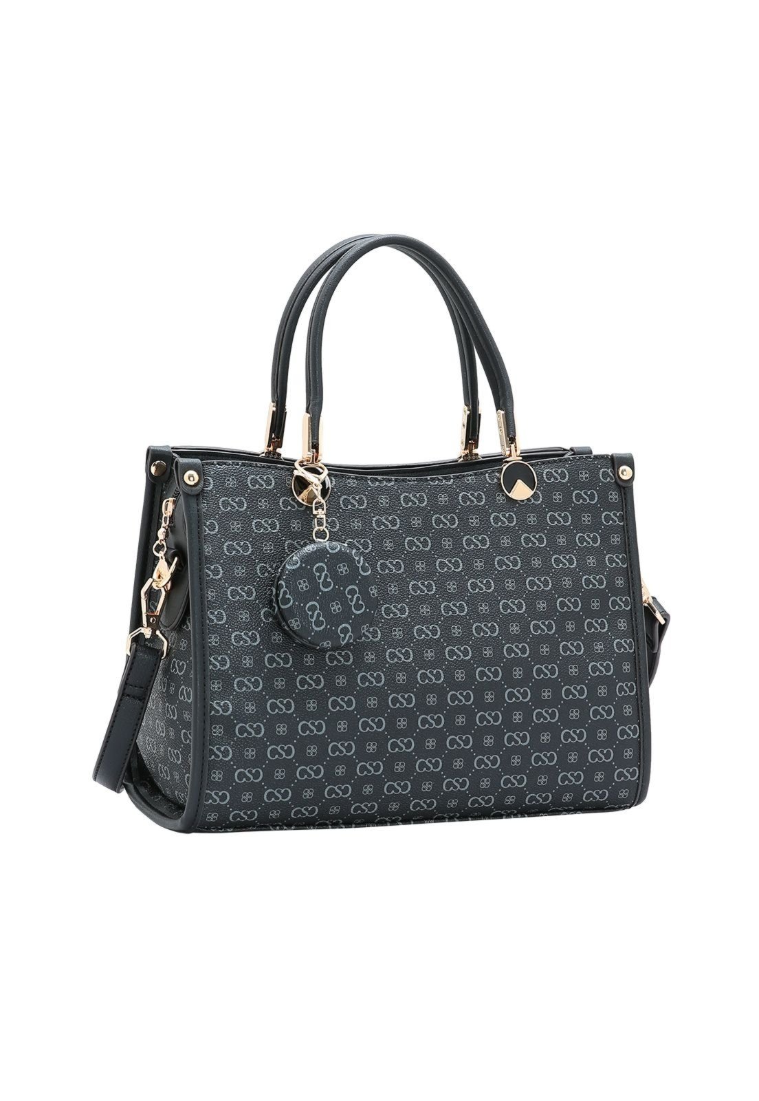 Vista 2 Bolsa Feminina Chenson Monograma Elegance 3485410 bege Chenson bege