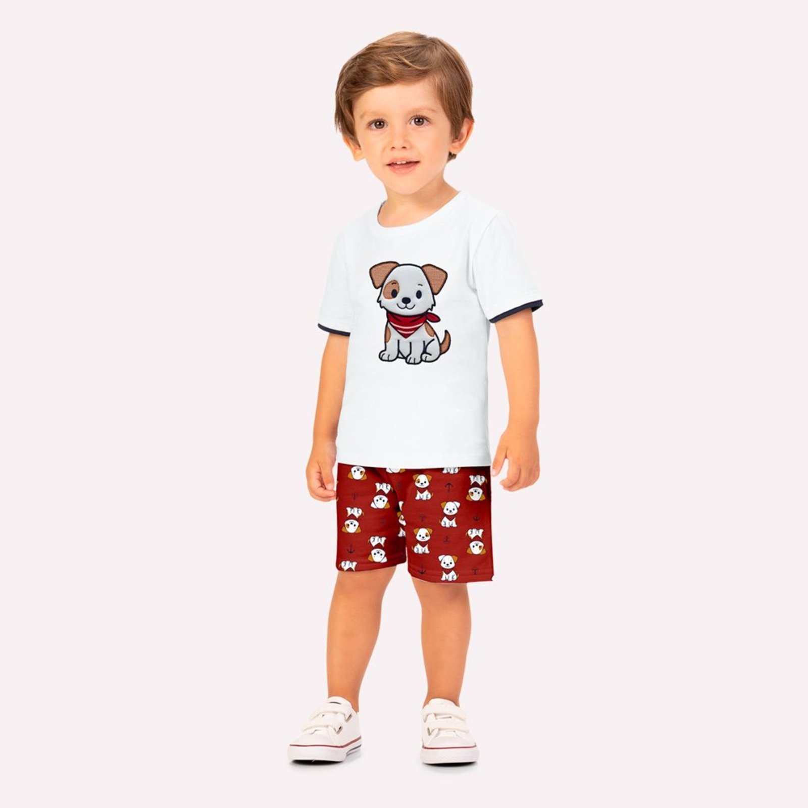 Infantil - Conjunto Menino Cachorrinho Kyly