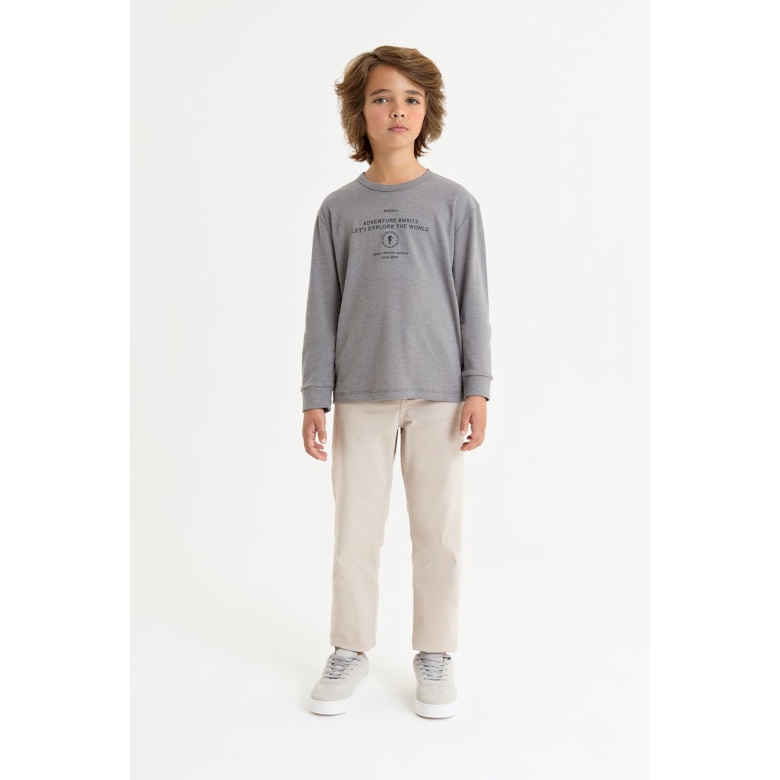 Infantil - Camiseta Masculina em Suedine Confortável