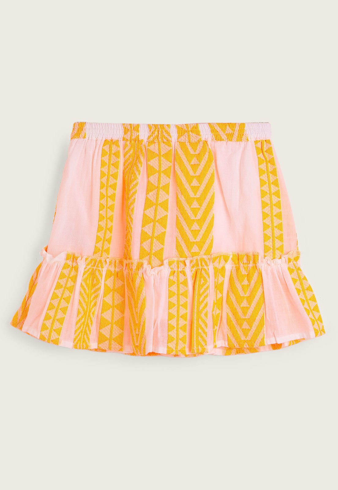 Vista 3 Infantil - Saia Cotton On Estampada Cotton On rosa
