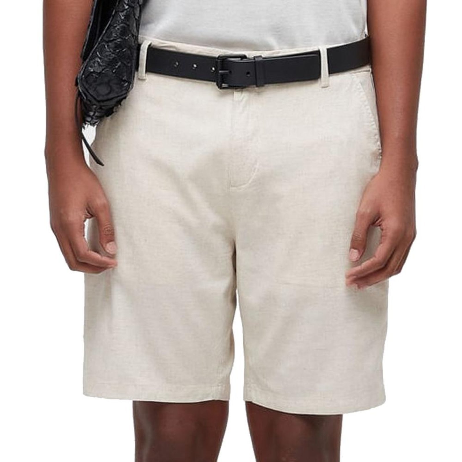 Vista 2 Bermuda Osklen Alfaiataria Basic Linem Masculina Natural bege natural Osklen bege natural